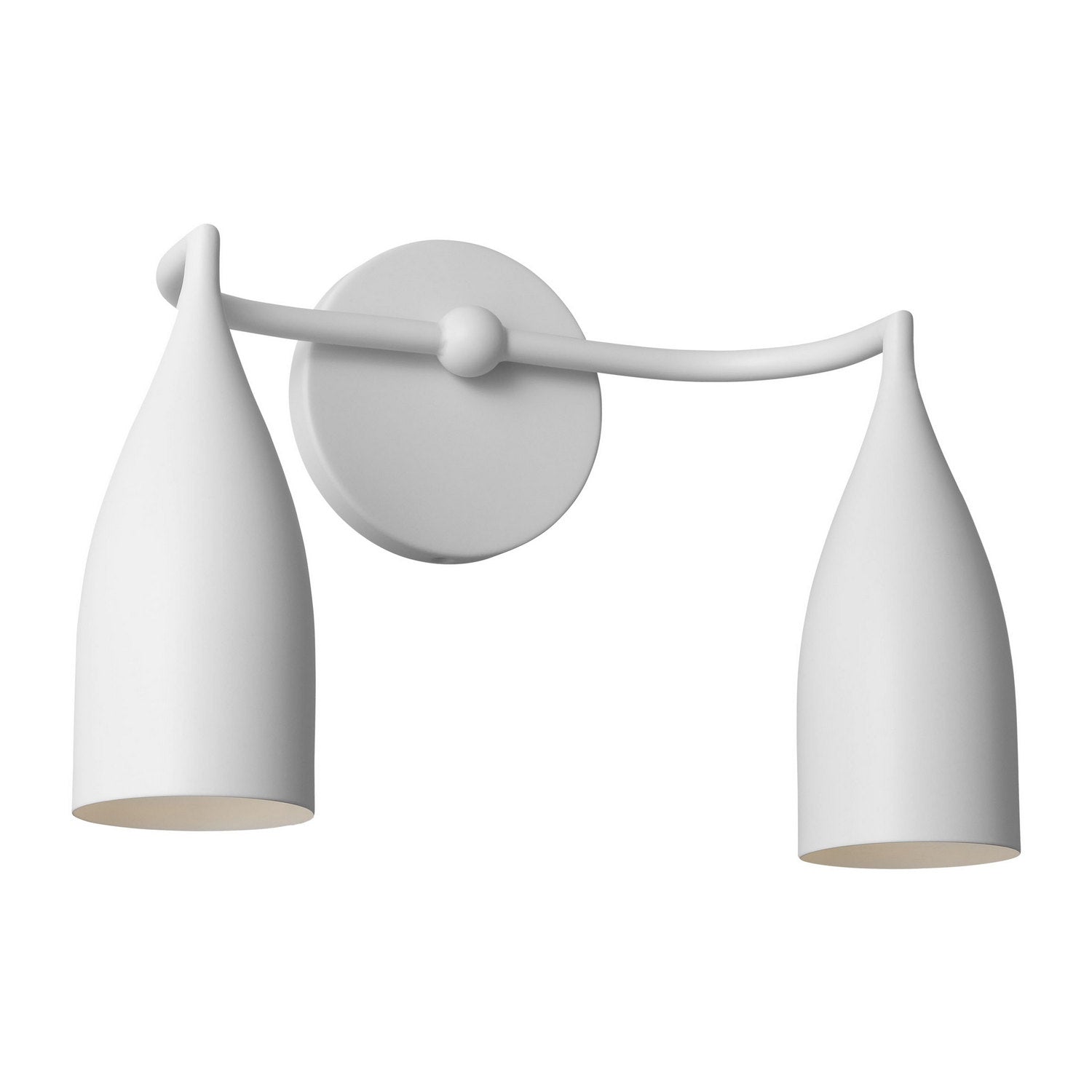 Generation Lighting - GLV1082MWT - Two Light Vanity - Maya - Matte White