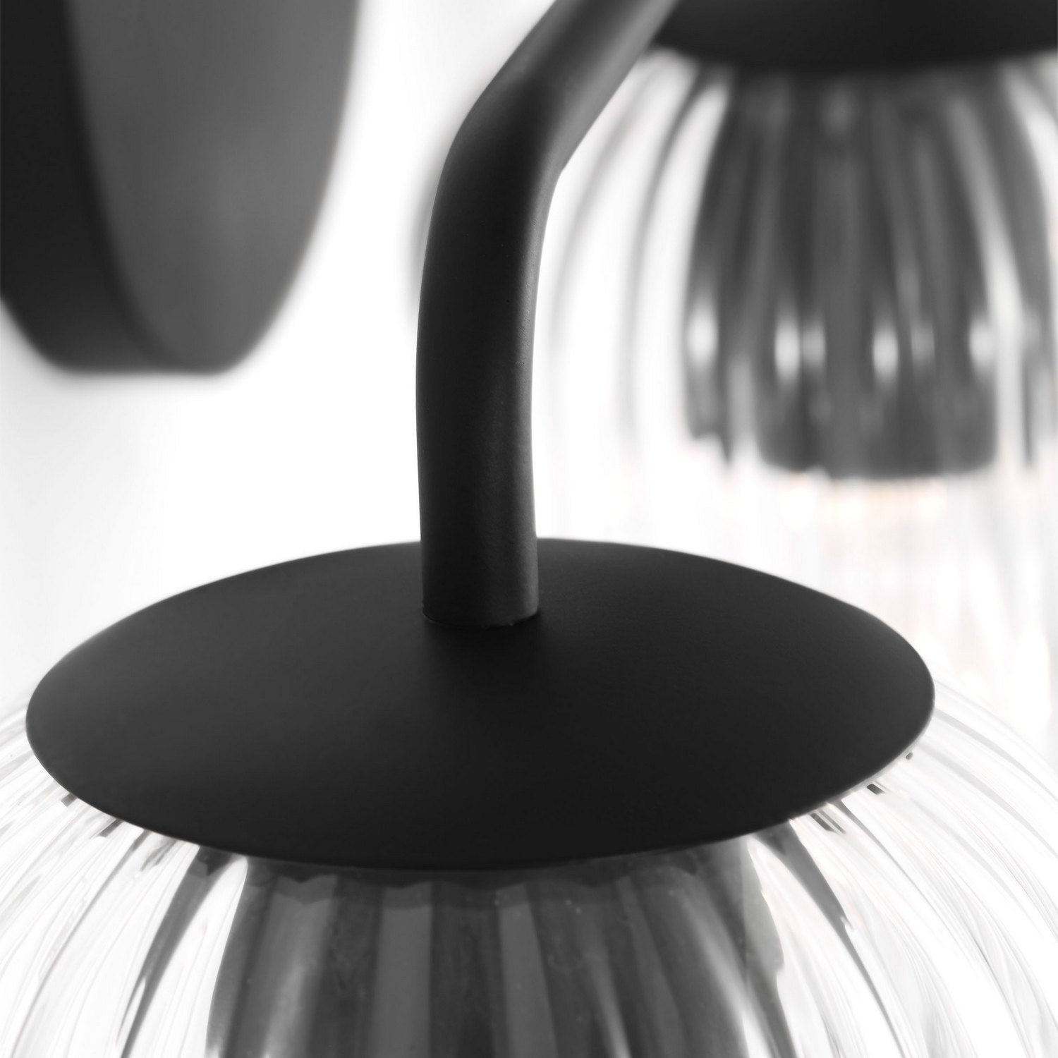 Generation Lighting - GLV1133MBK - Three Light Vanity - Eisele - Midnight Black