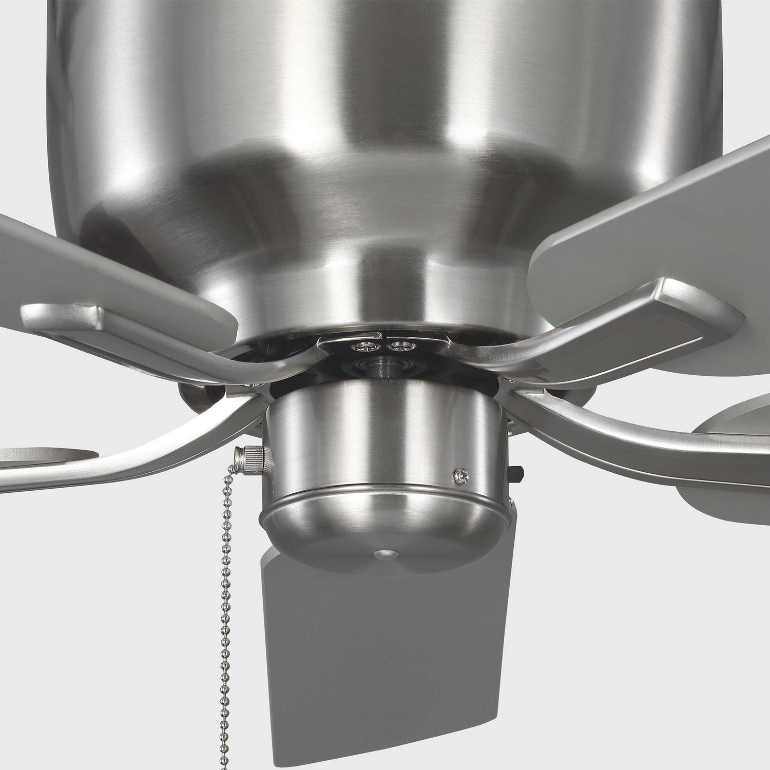 Generation Lighting - 5LDH52BS - 52"Ceiling Fan - Linden 52 Hugger - Brushed Steel