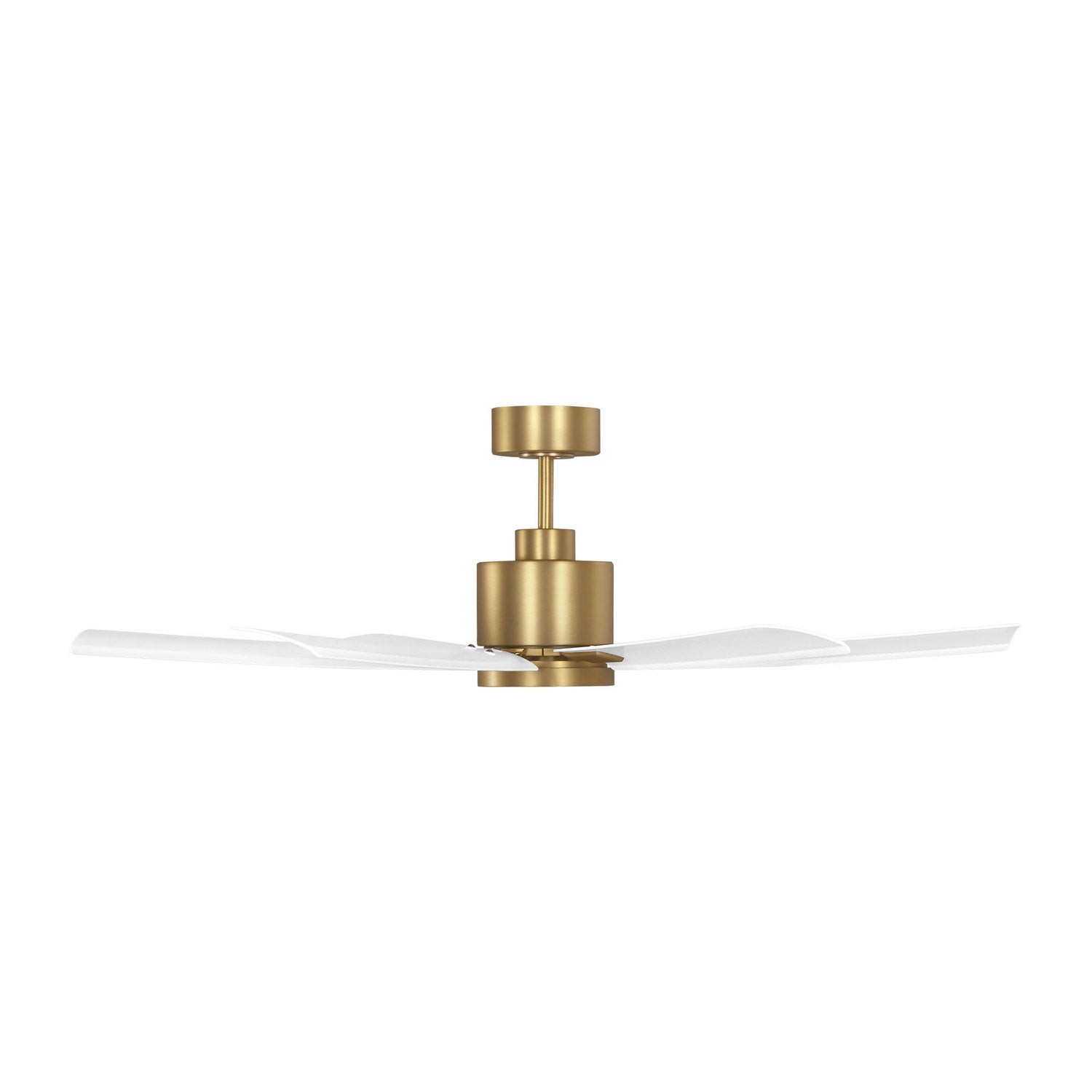 Generation Lighting - 6FLSM52BBSD - 52"Ceiling Fan - Flera Smart 52 LED - Burnished Brass