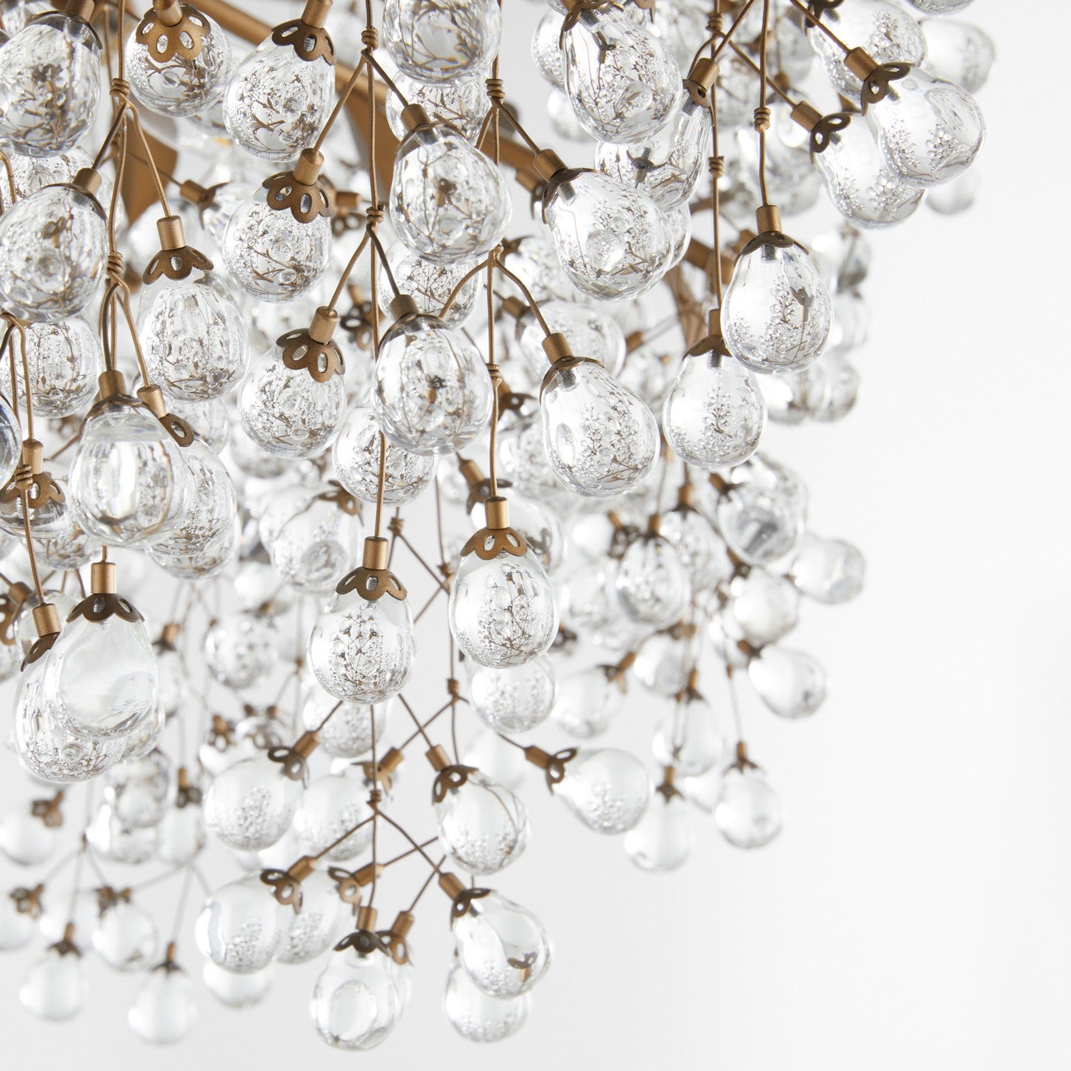 Quorum - 670-8-46 - Eight Light Chandelier - Glicina - Natural Brass