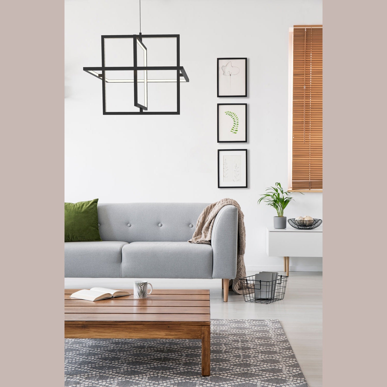Kuzco Lighting - PD16320-BK-UNV - LED Pendant - Mondrian - Black