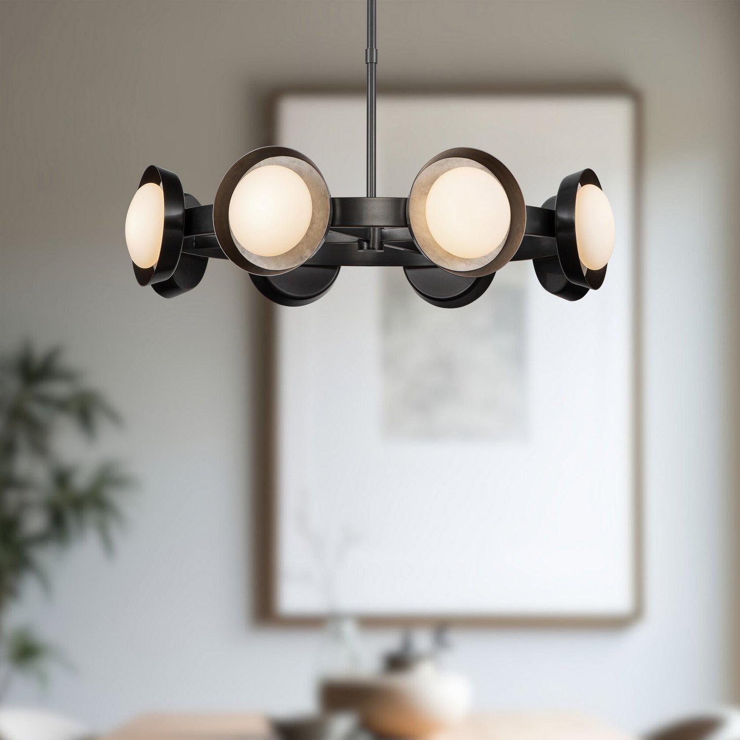 Alora - CH320837UB-UNV - LED Chandelier - Alonso - Urban Bronze
