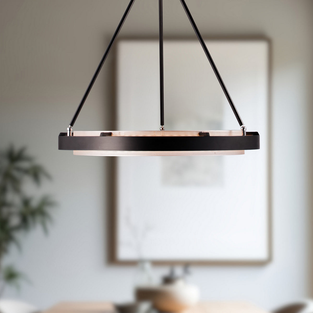 Alora - PD302724CBSS-UNV-010 - LED Pendant - Duo - Classic Black/Silver Shimmer