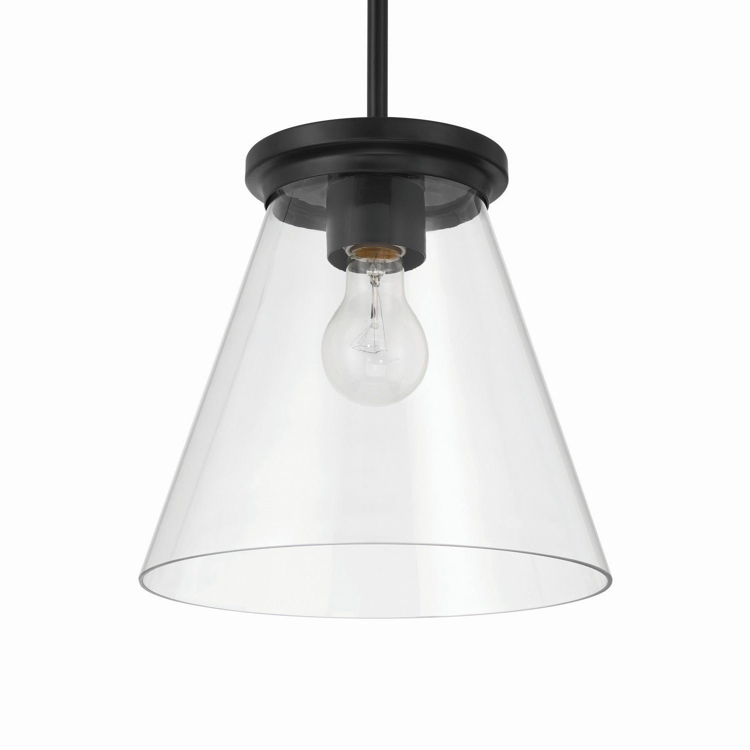 Craftmade - 60492-FB - One Light Pendant - Connell - Flat Black