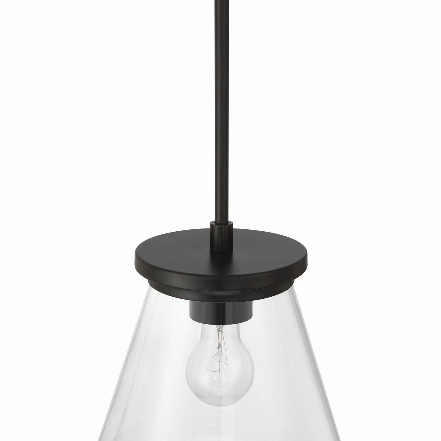 Craftmade - 60492-FB - One Light Pendant - Connell - Flat Black