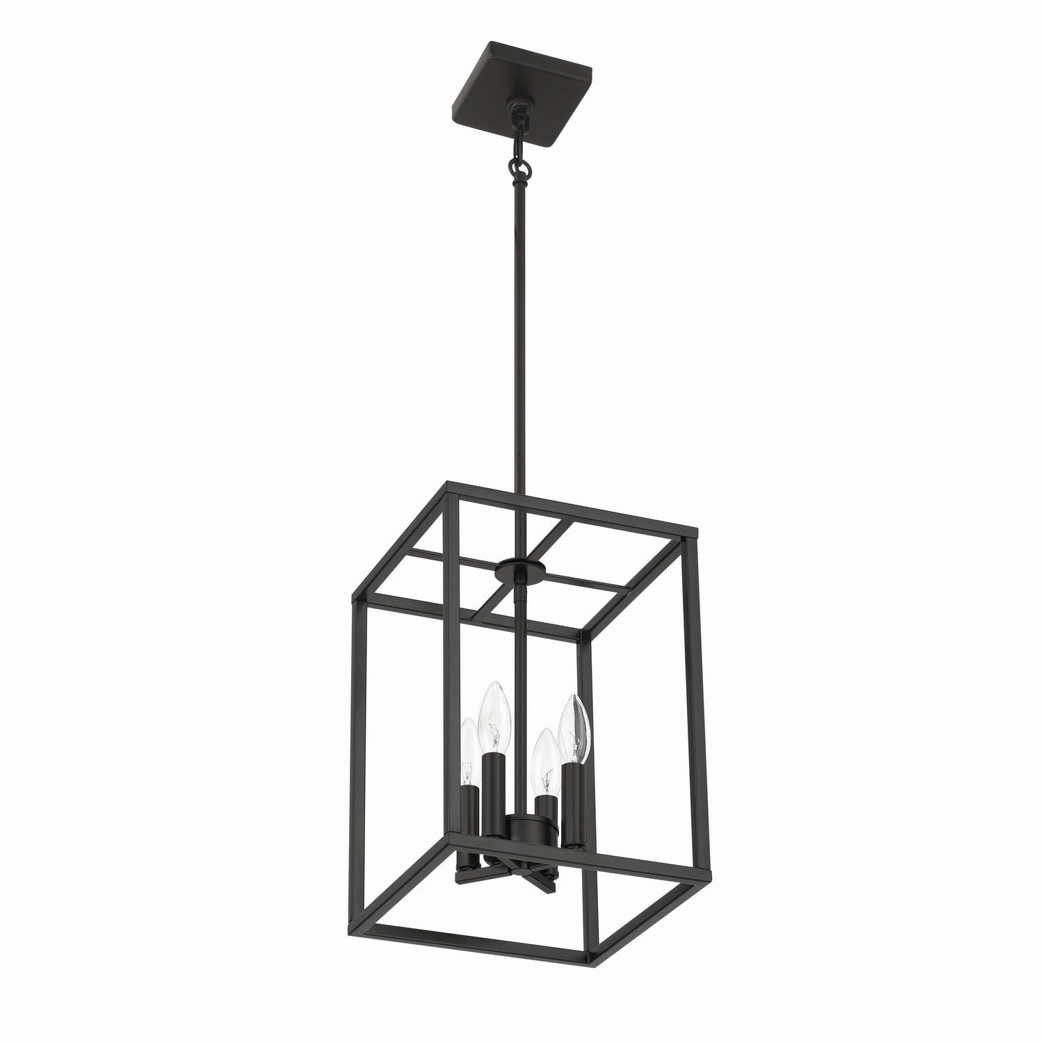Craftmade - 60634-FB - Four Light Foyer Pendant - Signature Foyer - Flat Black