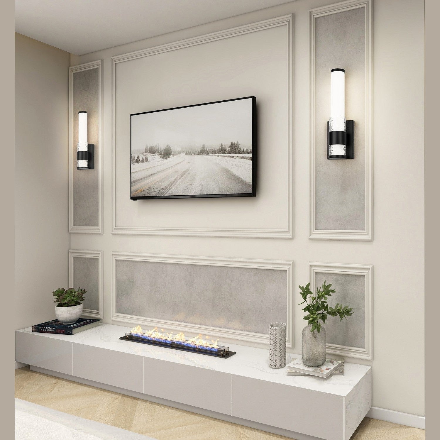 Z-Lite - 1015-1S-MB-LED - LED Wall Sconce - Egon - Matte Black