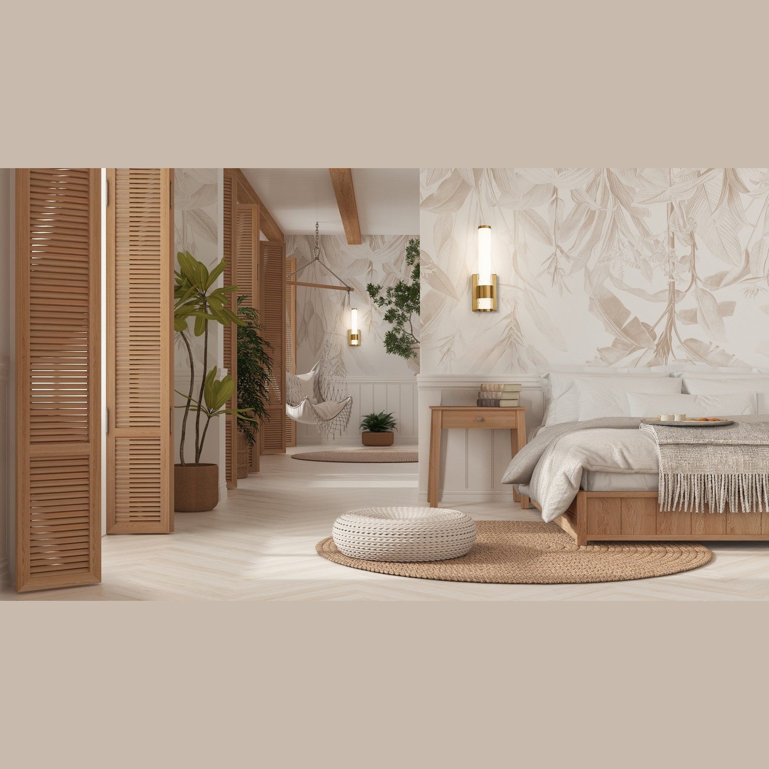 Z-Lite - 1015-1S-MGLD-LED - LED Wall Sconce - Egon - Modern Gold