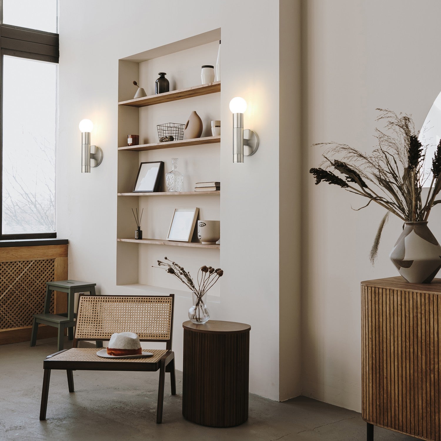 Z-Lite - 1956-1S-BN - One Light Wall Sconce - Stari - Brushed Nickel