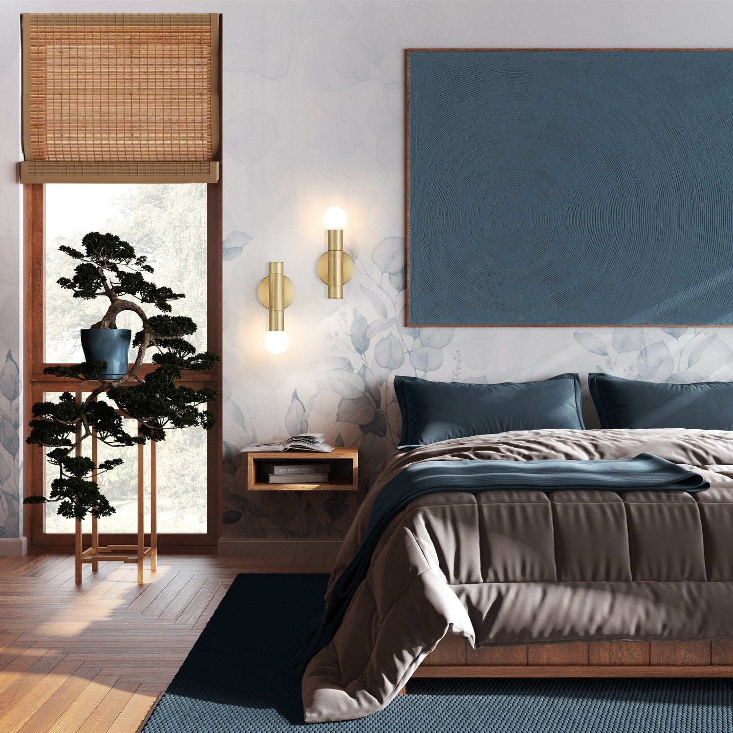 Z-Lite - 1956-1S-MGLD - One Light Wall Sconce - Stari - Modern Gold