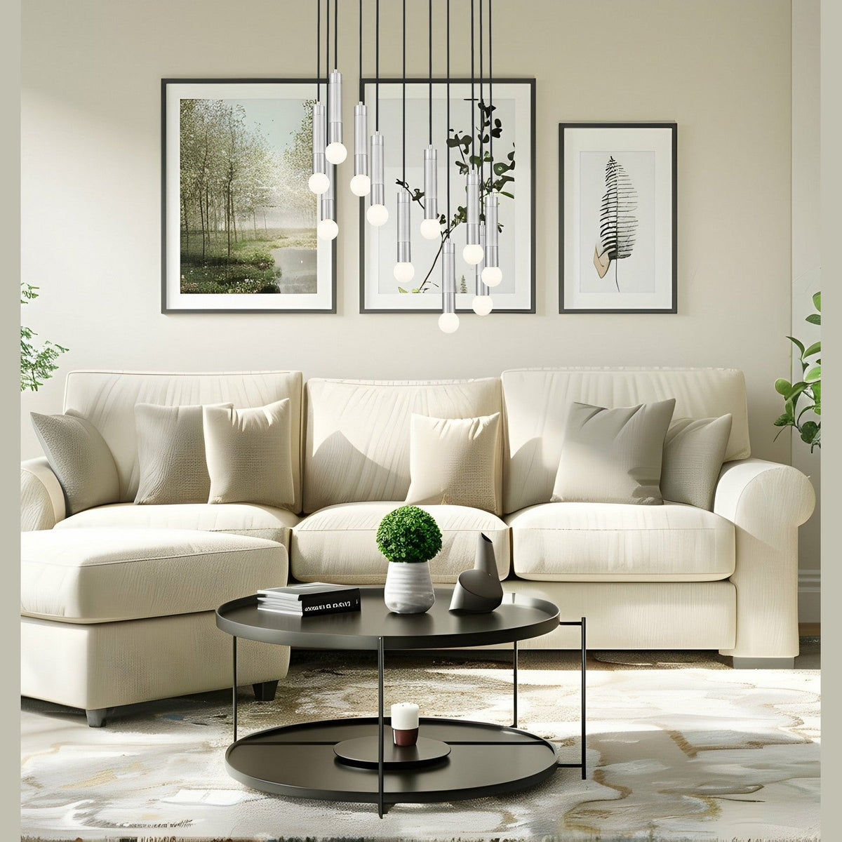Z-Lite - 1956P-11R-BN - 11 Light Chandelier - Stari - Brushed Nickel