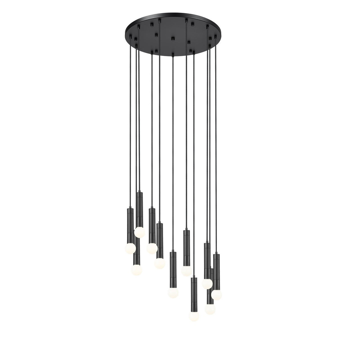 Z-Lite - 1956P-11R-MB - 11 Light Chandelier - Stari - Matte Black
