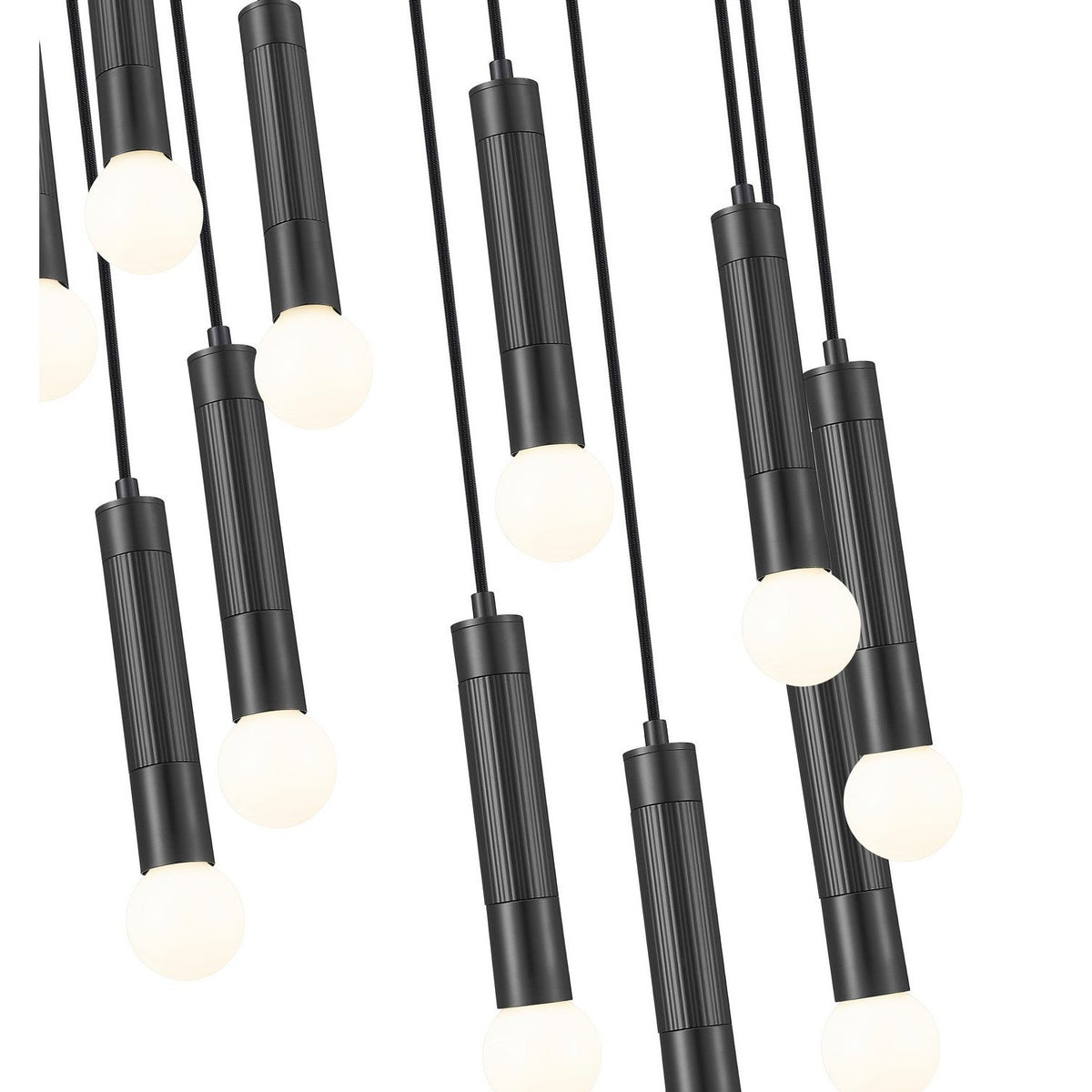 Z-Lite - 1956P-11R-MB - 11 Light Chandelier - Stari - Matte Black