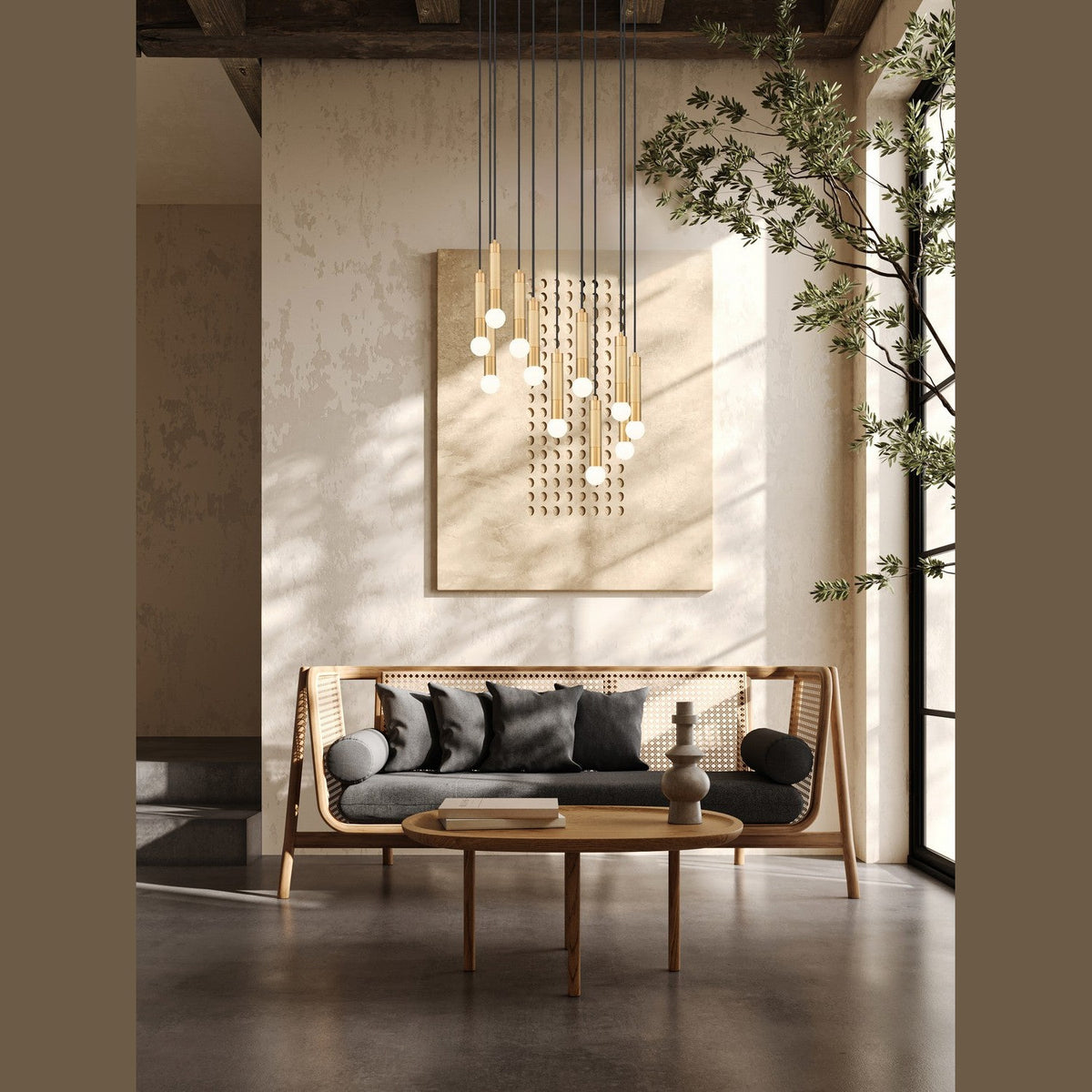 Z-Lite - 1956P-11R-MGLD - 11 Light Chandelier - Stari - Modern Gold