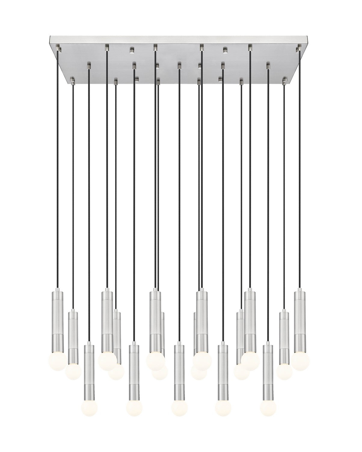 Z-Lite - 1956P-17L-BN - 17 Light Linear Chandelier - Stari - Brushed Nickel