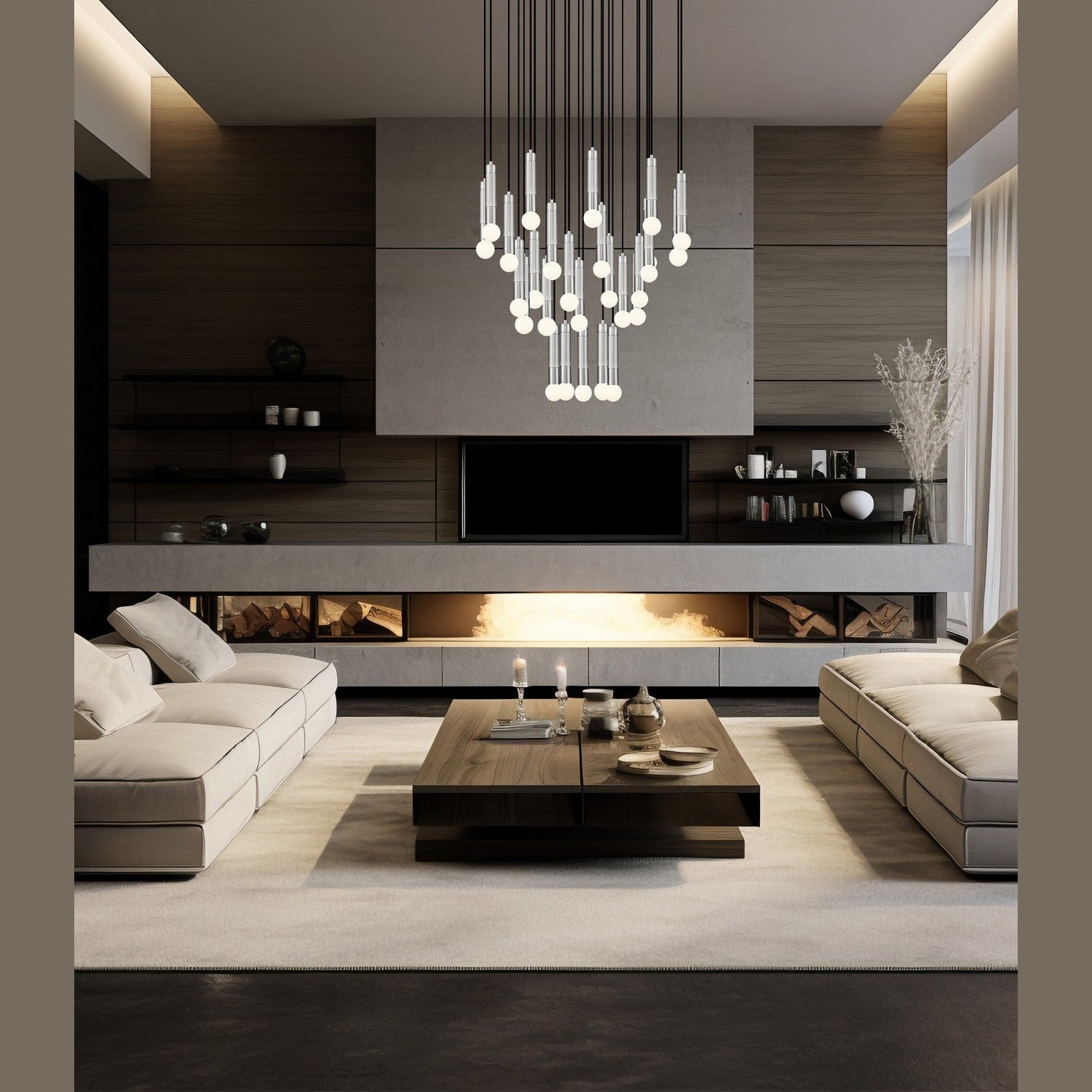 Z-Lite - 1956P-27R-BN - 27 Light Chandelier - Stari - Brushed Nickel