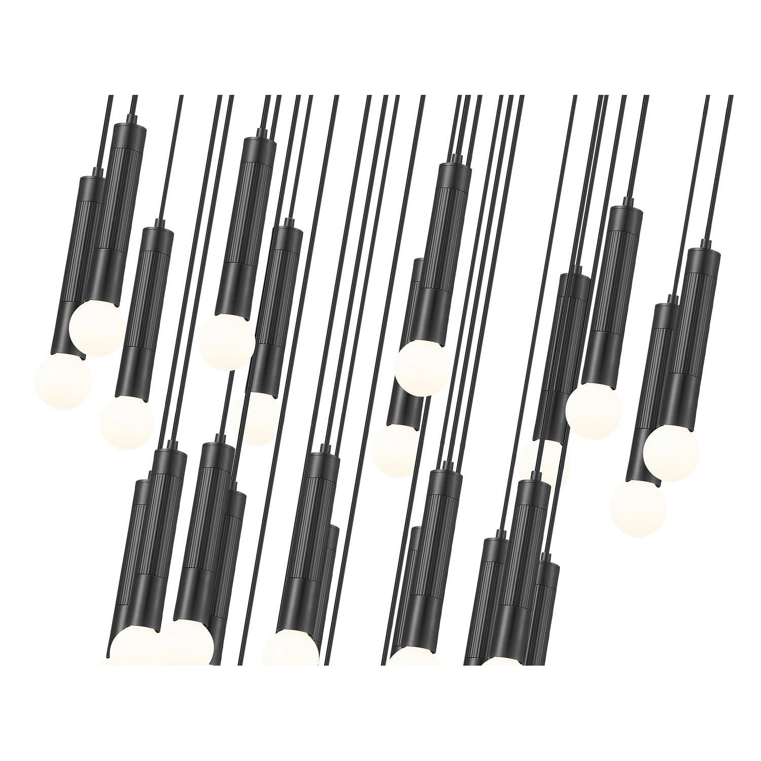 Z-Lite - 1956P-27R-MB - 27 Light Chandelier - Stari - Matte Black