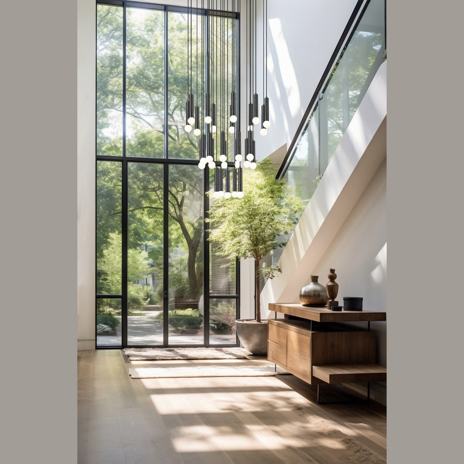 Z-Lite - 1956P-27R-MB - 27 Light Chandelier - Stari - Matte Black