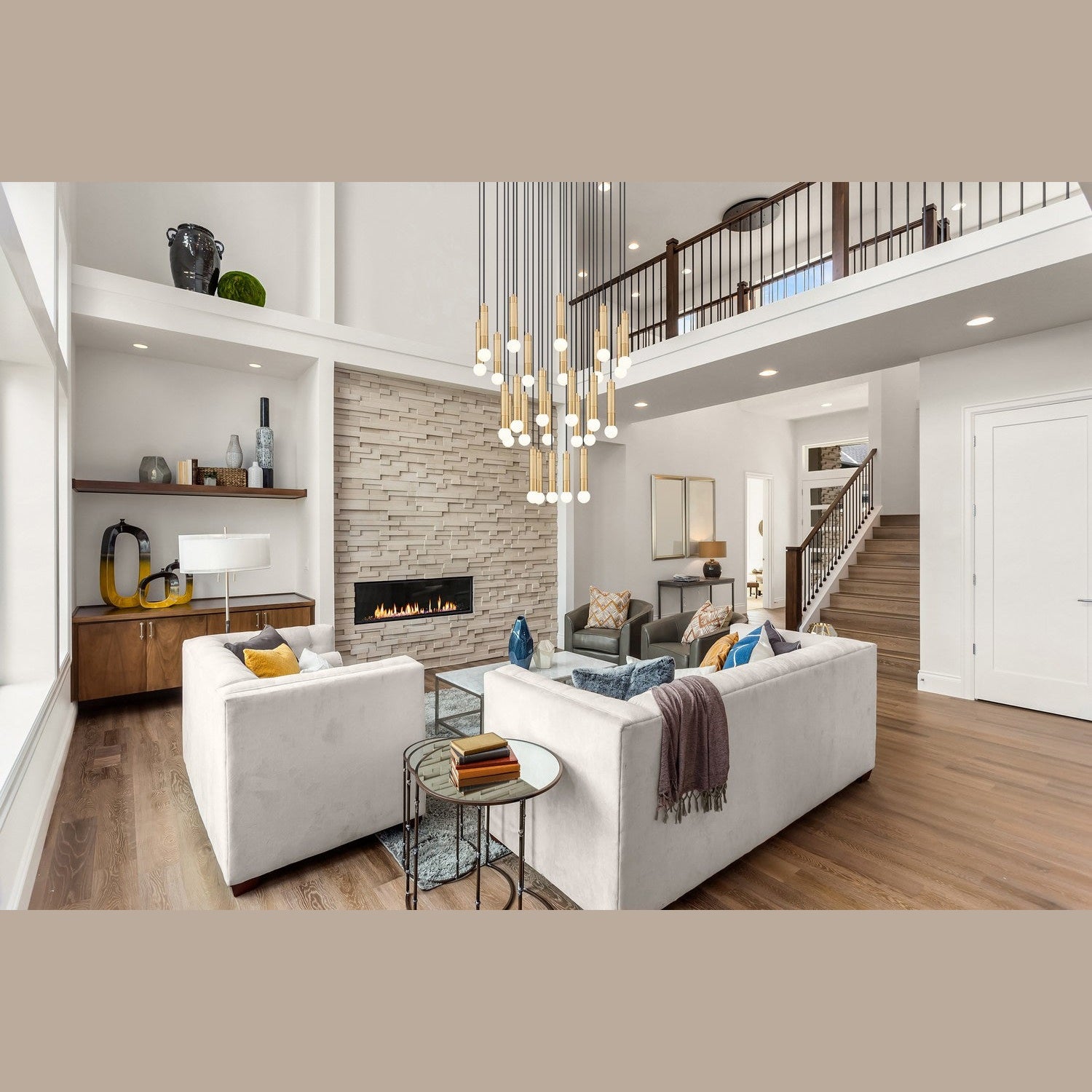 Z-Lite - 1956P-27R-MGLD - 27 Light Chandelier - Stari - Modern Gold