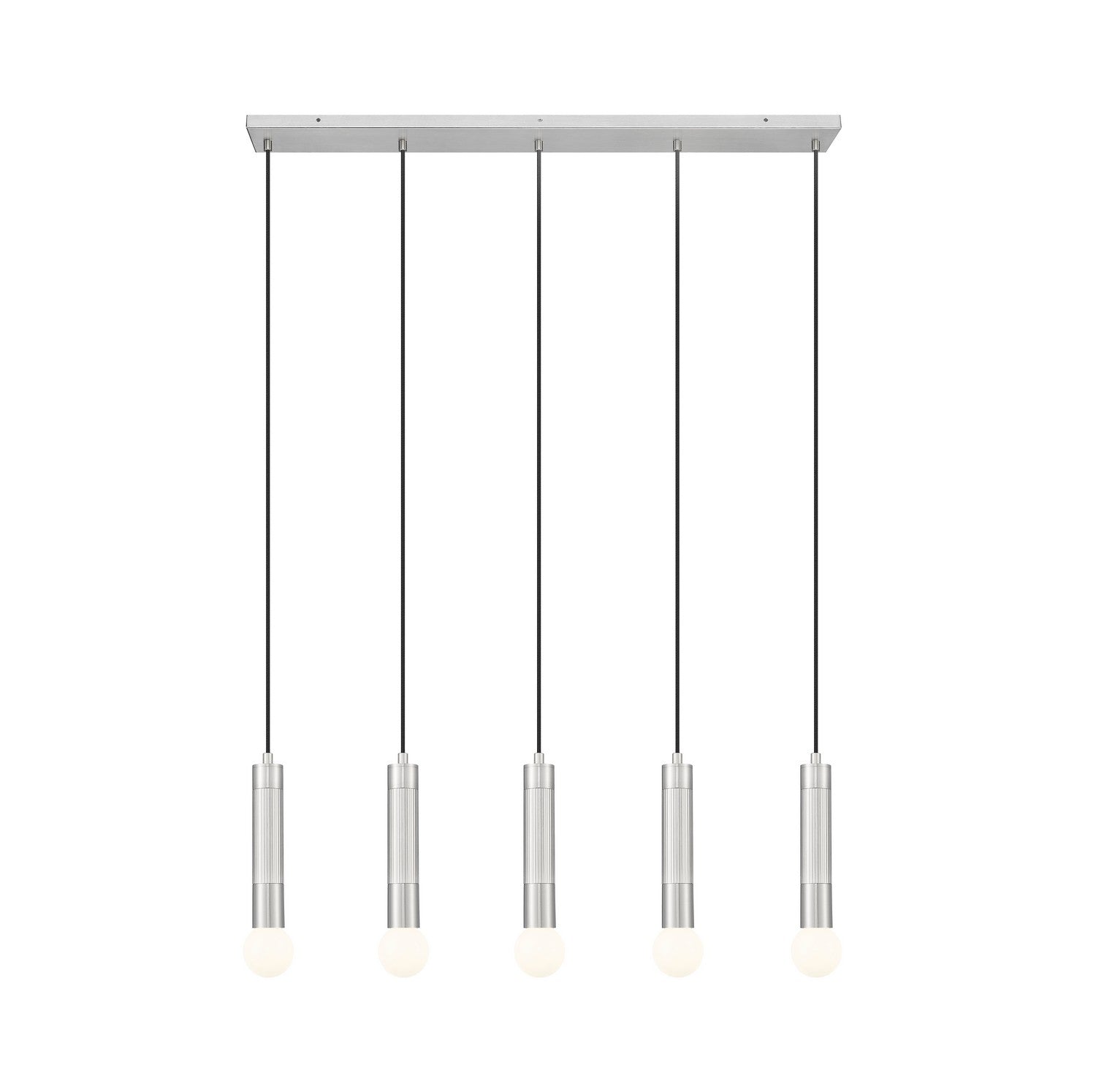Z-Lite - 1956P-5L-BN - Five Light Linear Chandelier - Stari - Brushed Nickel