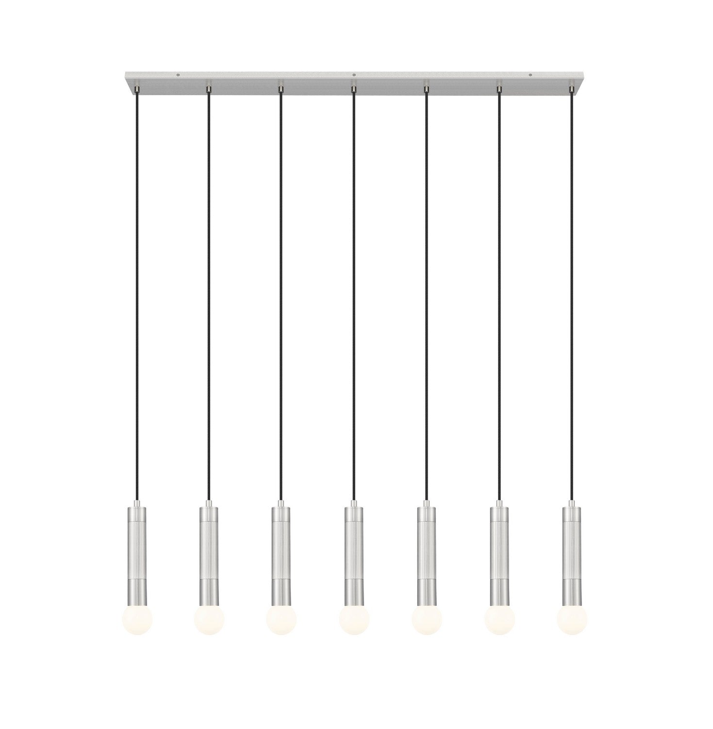 Z-Lite - 1956P-7L-BN - Seven Light Linear Chandelier - Stari - Brushed Nickel