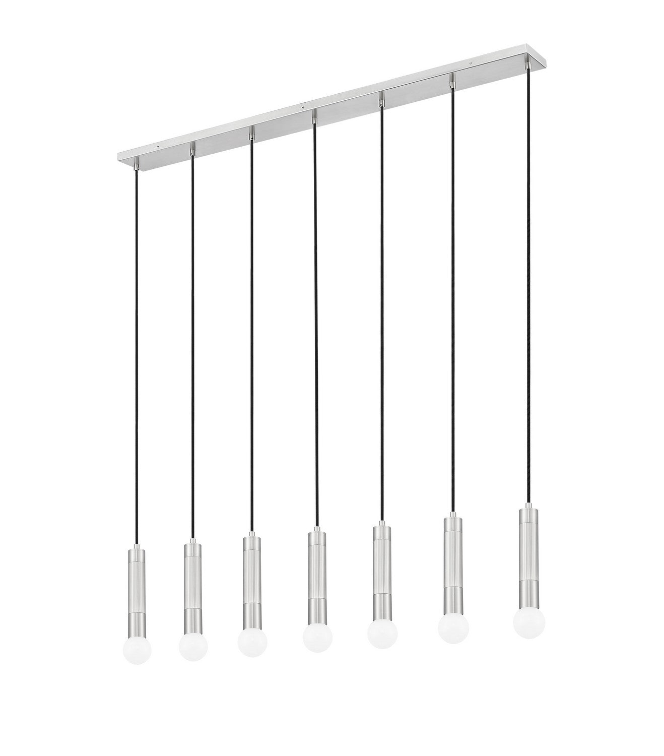 Z-Lite - 1956P-7L-BN - Seven Light Linear Chandelier - Stari - Brushed Nickel