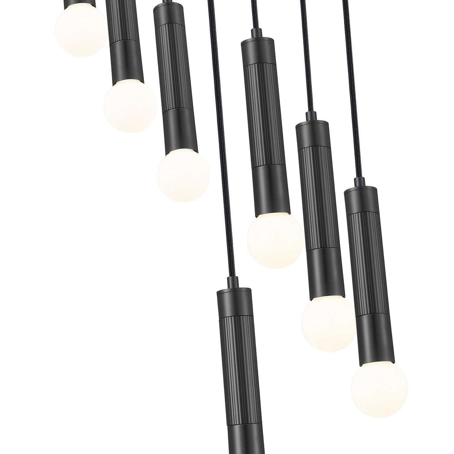 Z-Lite - 1956P-7R-MB - Seven Light Chandelier - Stari - Matte Black