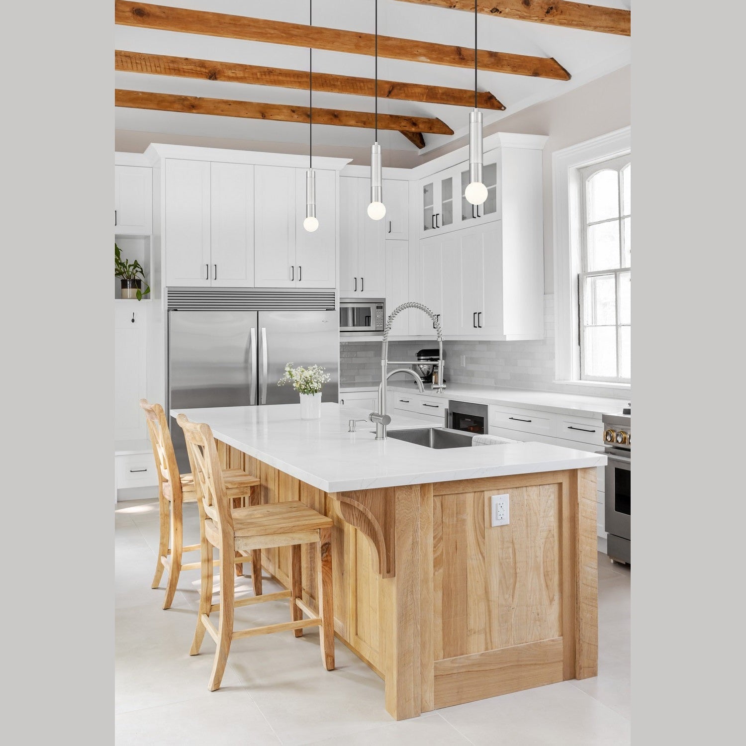 Z-Lite - 1956P-BN - One Light Pendant - Stari - Brushed Nickel