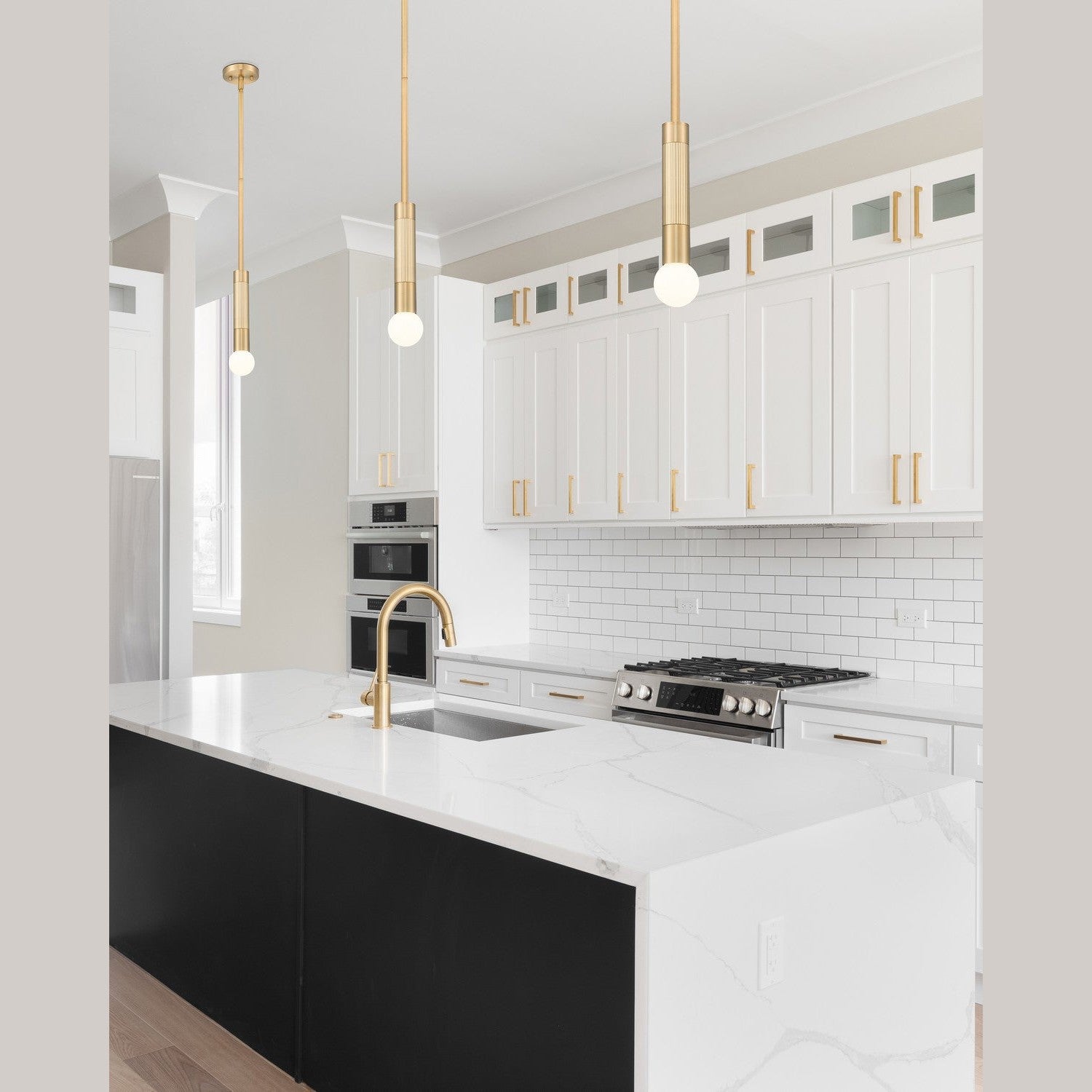 Z-Lite - 1956P-ROD-MGLD - One Light Pendant - Stari - Modern Gold