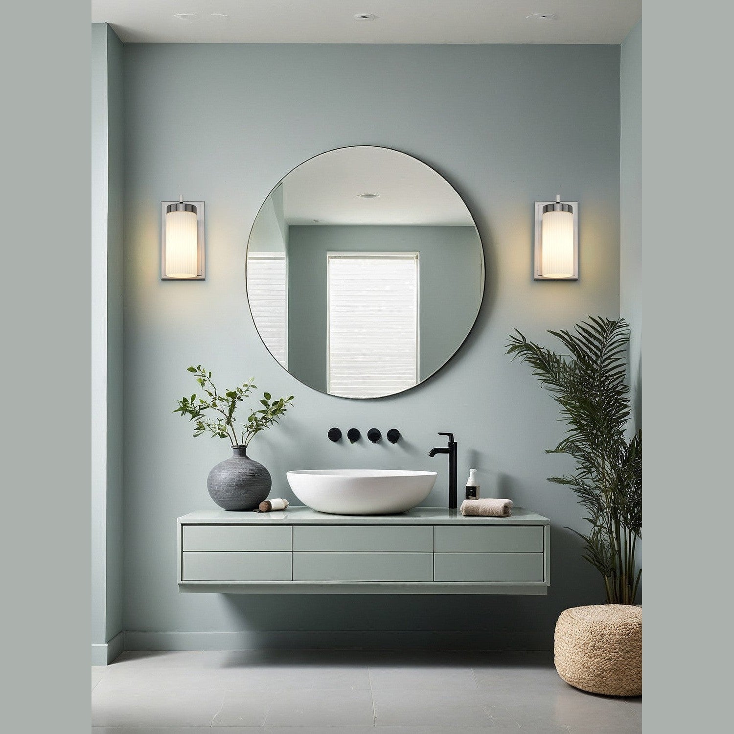 Z-Lite - 3044-1S-BN - One Light Wall Sconce - Danica - Brushed Nickel