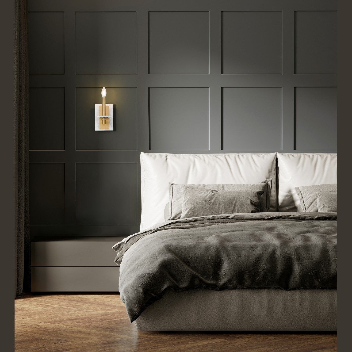 Z-Lite - 3045-1S-MGLD - One Light Wall Sconce - Kaden - Modern Gold