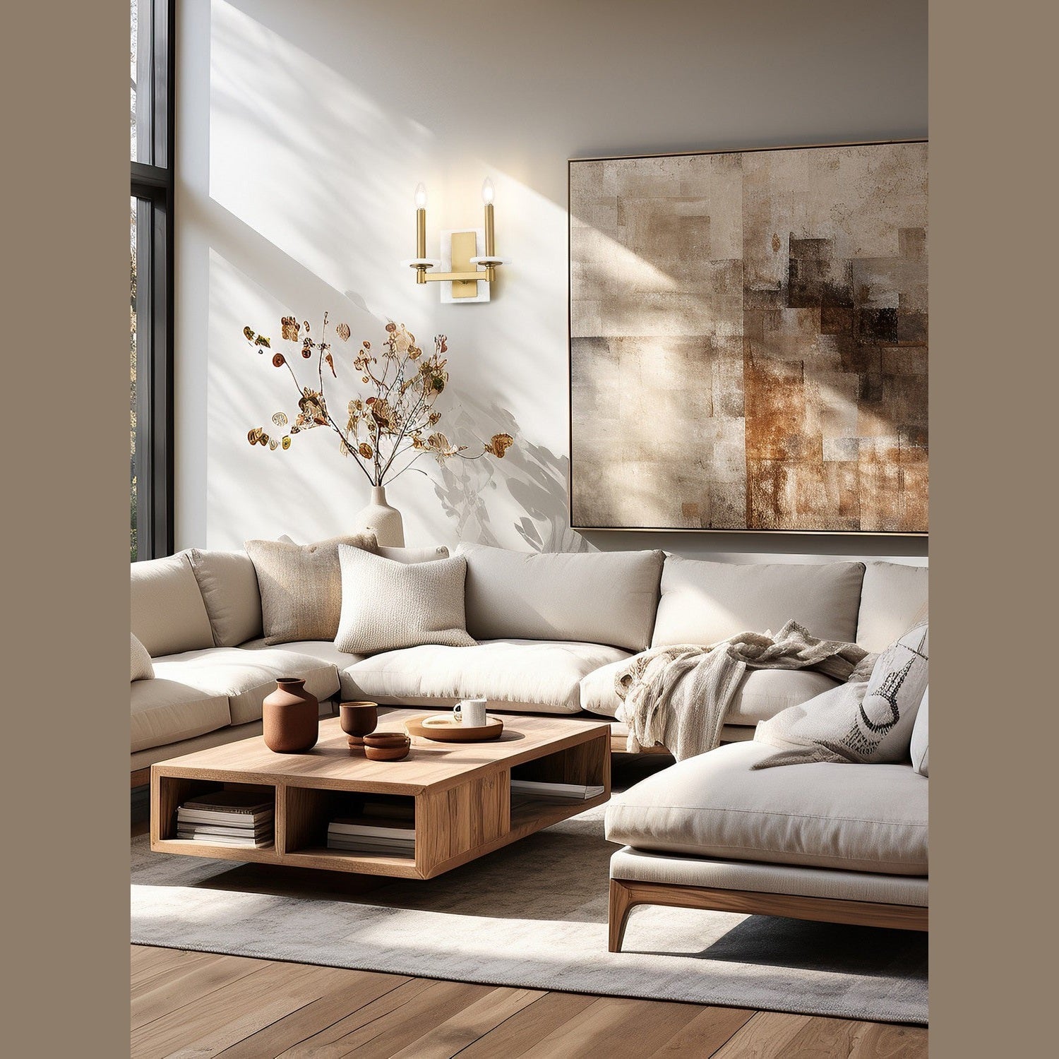 Z-Lite - 3045-2S-MGLD - Two Light Wall Sconce - Kaden - Modern Gold