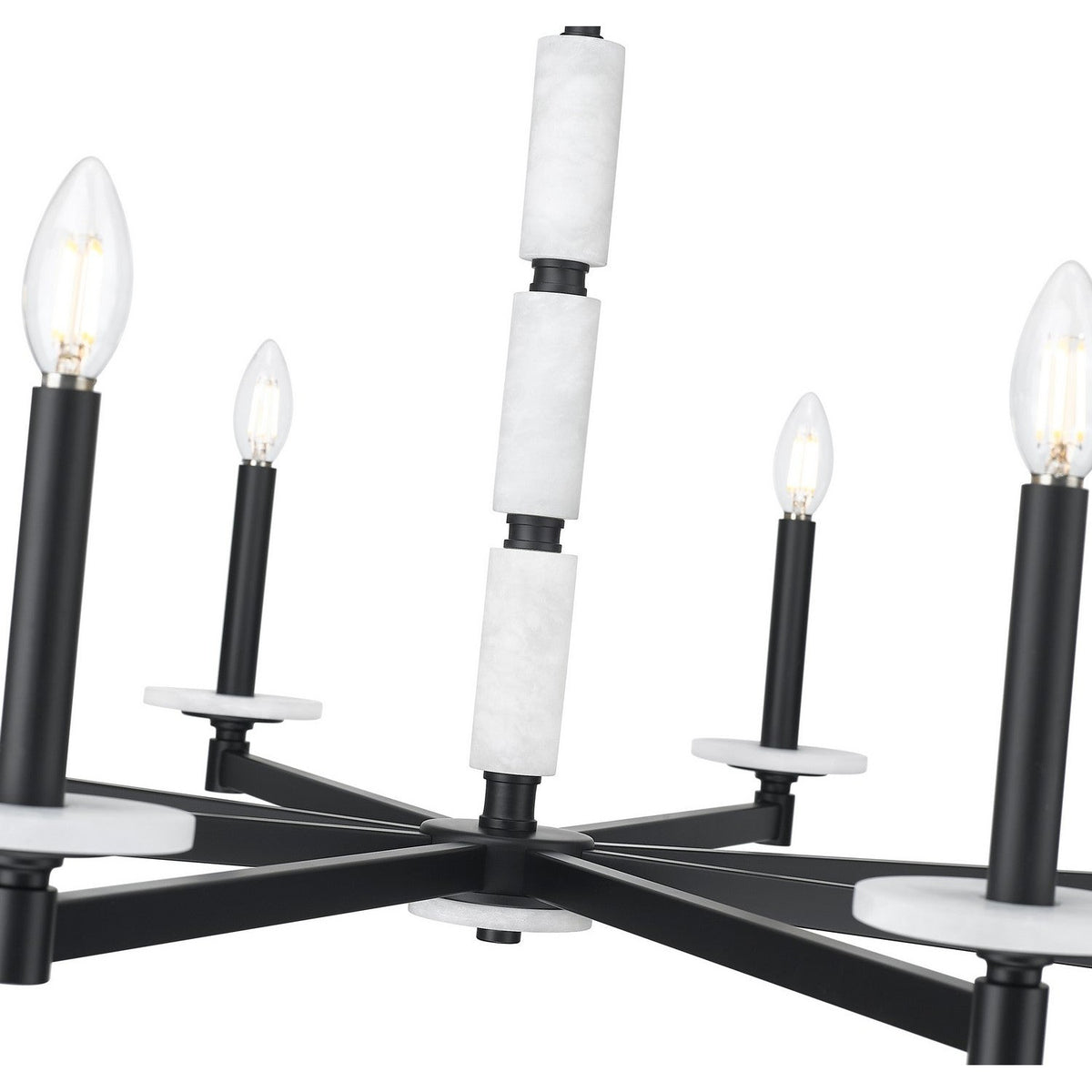 Z-Lite - 3045-8MB - Eight Light Chandelier - Kaden - Matte Black