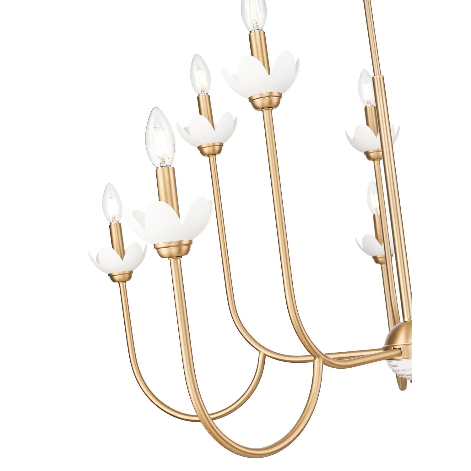 Z-Lite - 352-10MGLD - Ten Light Chandelier - Allistair - Modern Gold