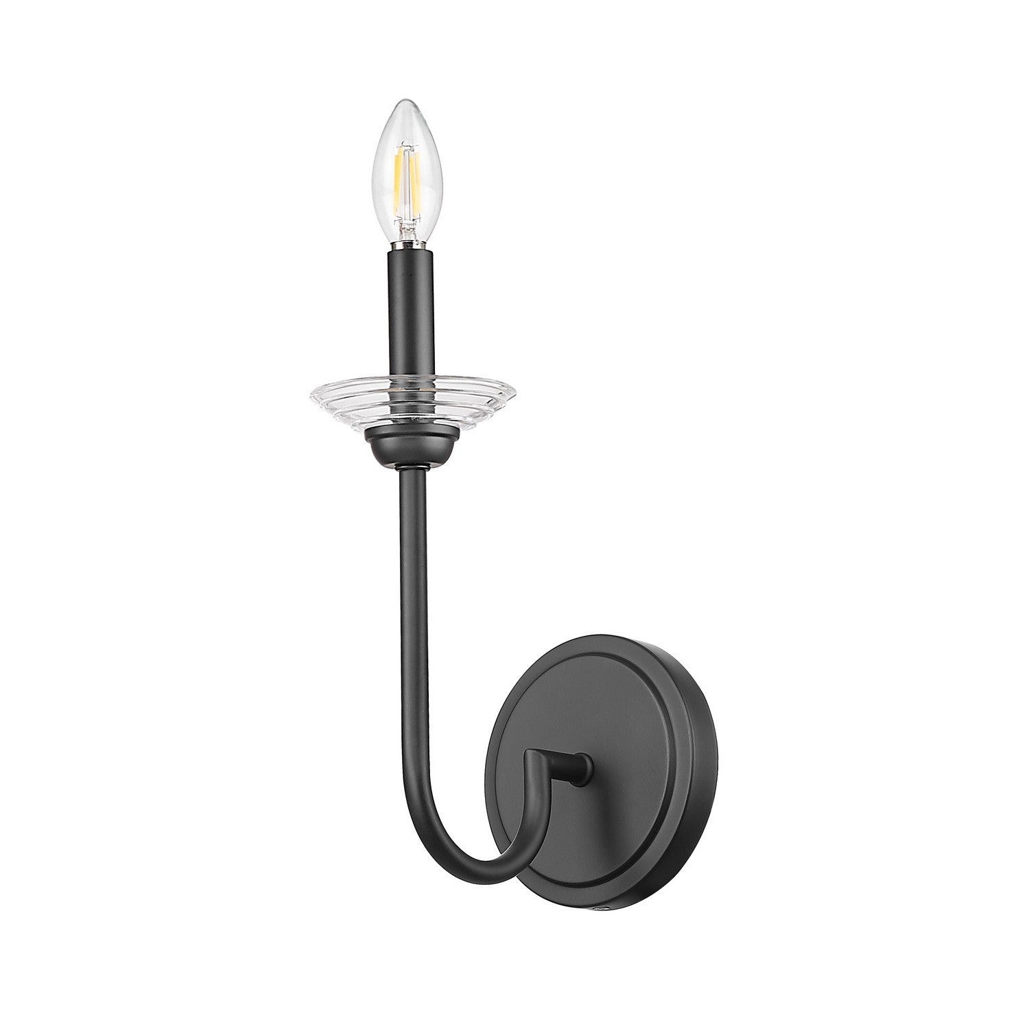 Z-Lite - 352-1S-MB - One Light Wall Sconce - Allistair - Matte Black