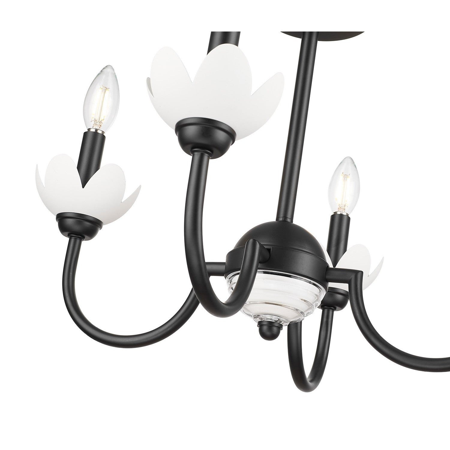 Z-Lite - 352-4SF-MB - Four Light Semi Flush Mount - Allistair - Matte Black