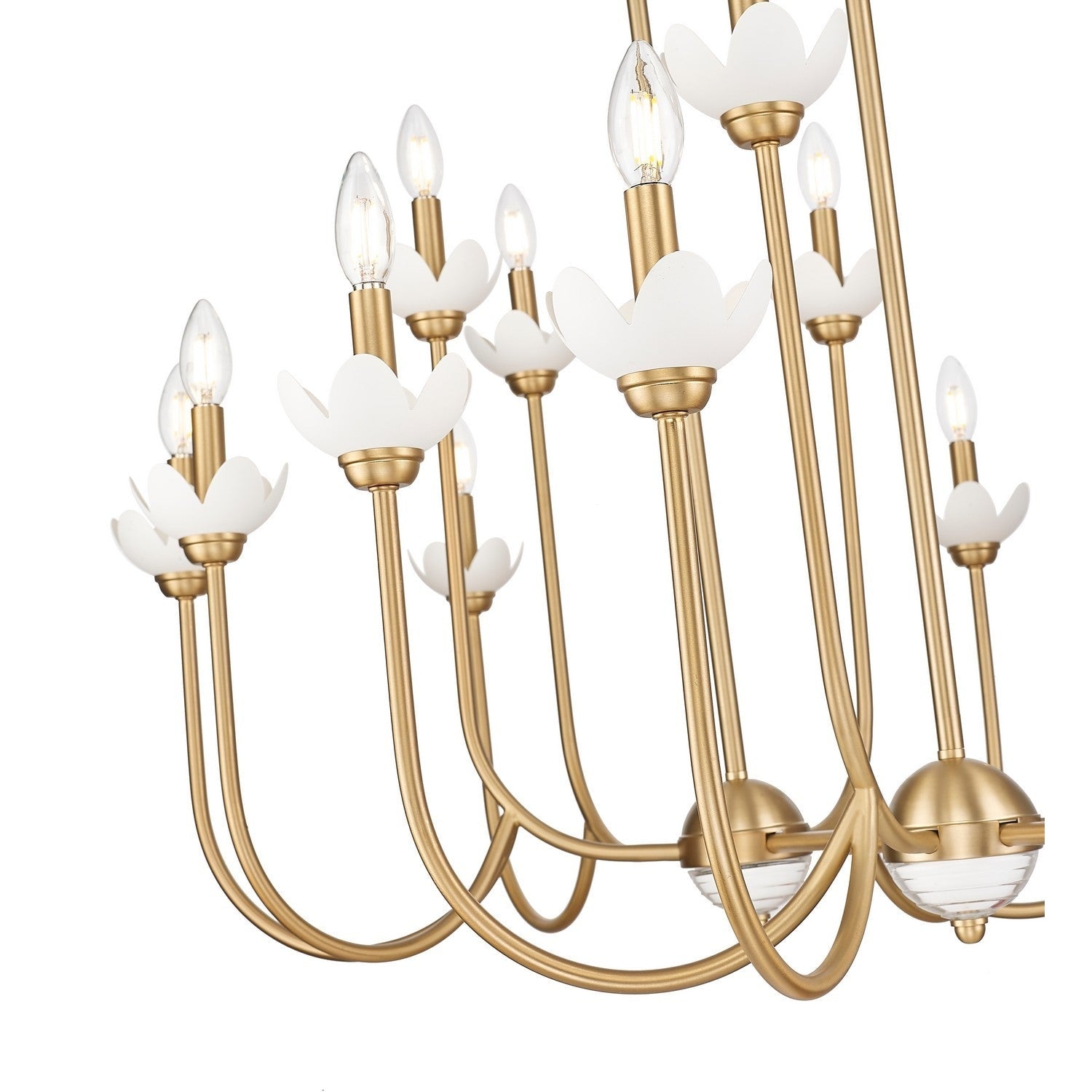 Z-Lite - 352-56L-MGLD - 16 Light Linear Chandelier - Allistair - Modern Gold