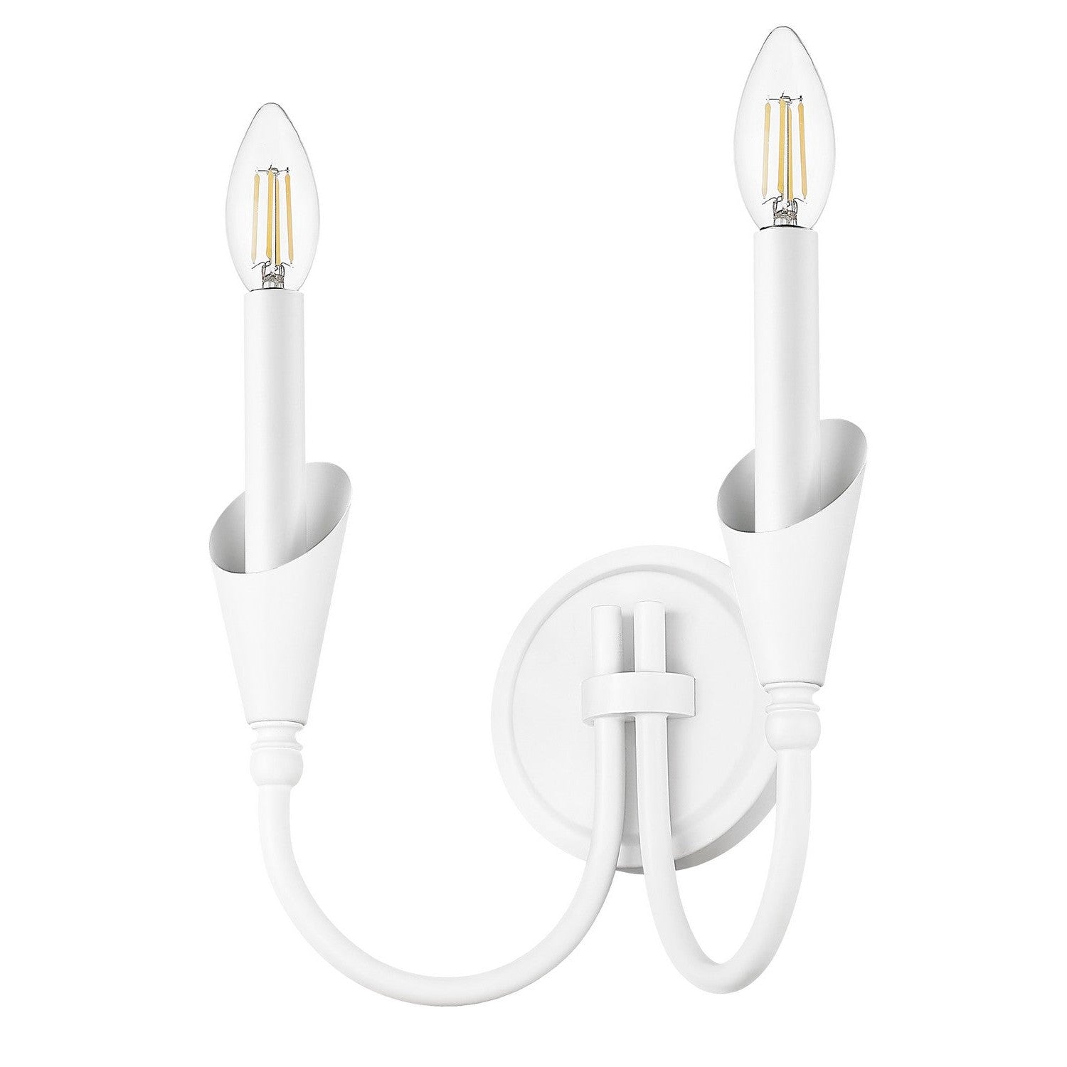 Z-Lite - 4014-2S-TW - Two Light Wall Sconce - Claudelle - Textured White