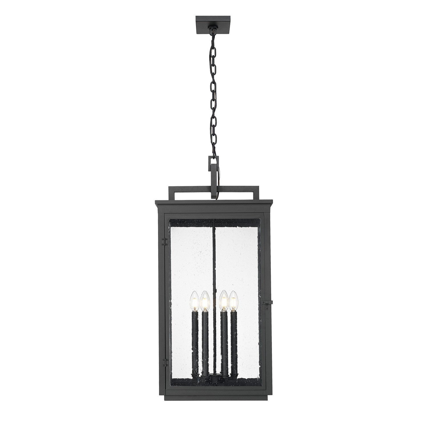 Z-Lite - 5019CHXXL-BK - Six Light Outdoor Chain Mount Ceiling Fixture - Hartwell - Sand Black