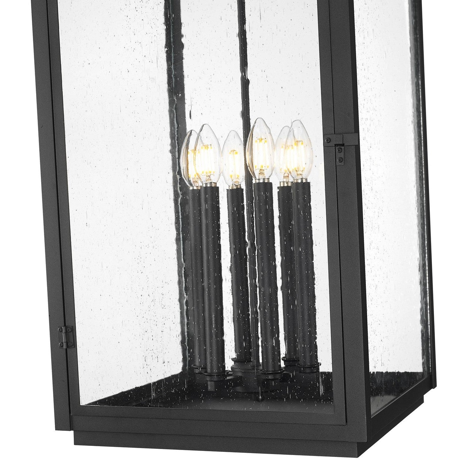 Z-Lite - 5019CHXXL-BK - Six Light Outdoor Chain Mount Ceiling Fixture - Hartwell - Sand Black