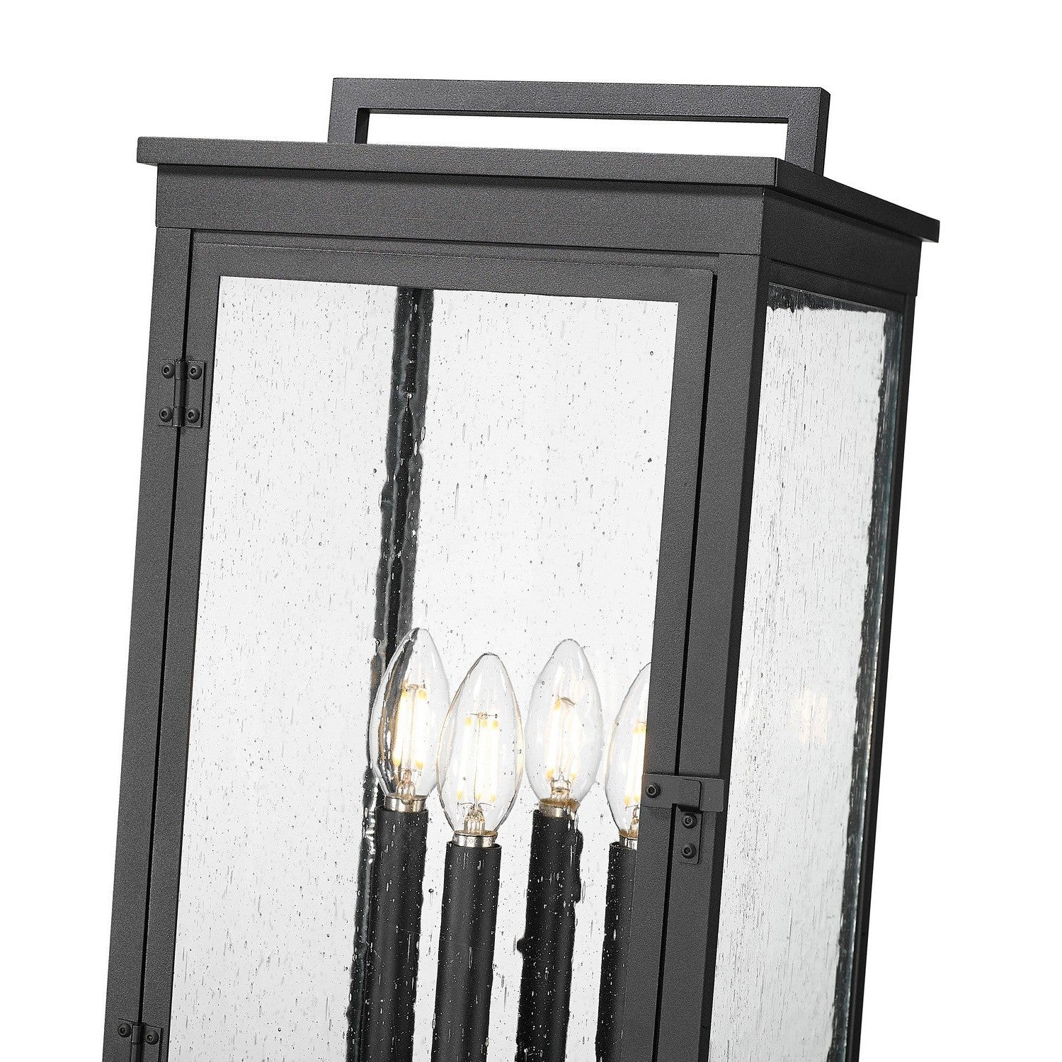 Z-Lite - 5019PHBS-536P-BK - Four Light Outdoor Post Mount - Hartwell - Sand Black