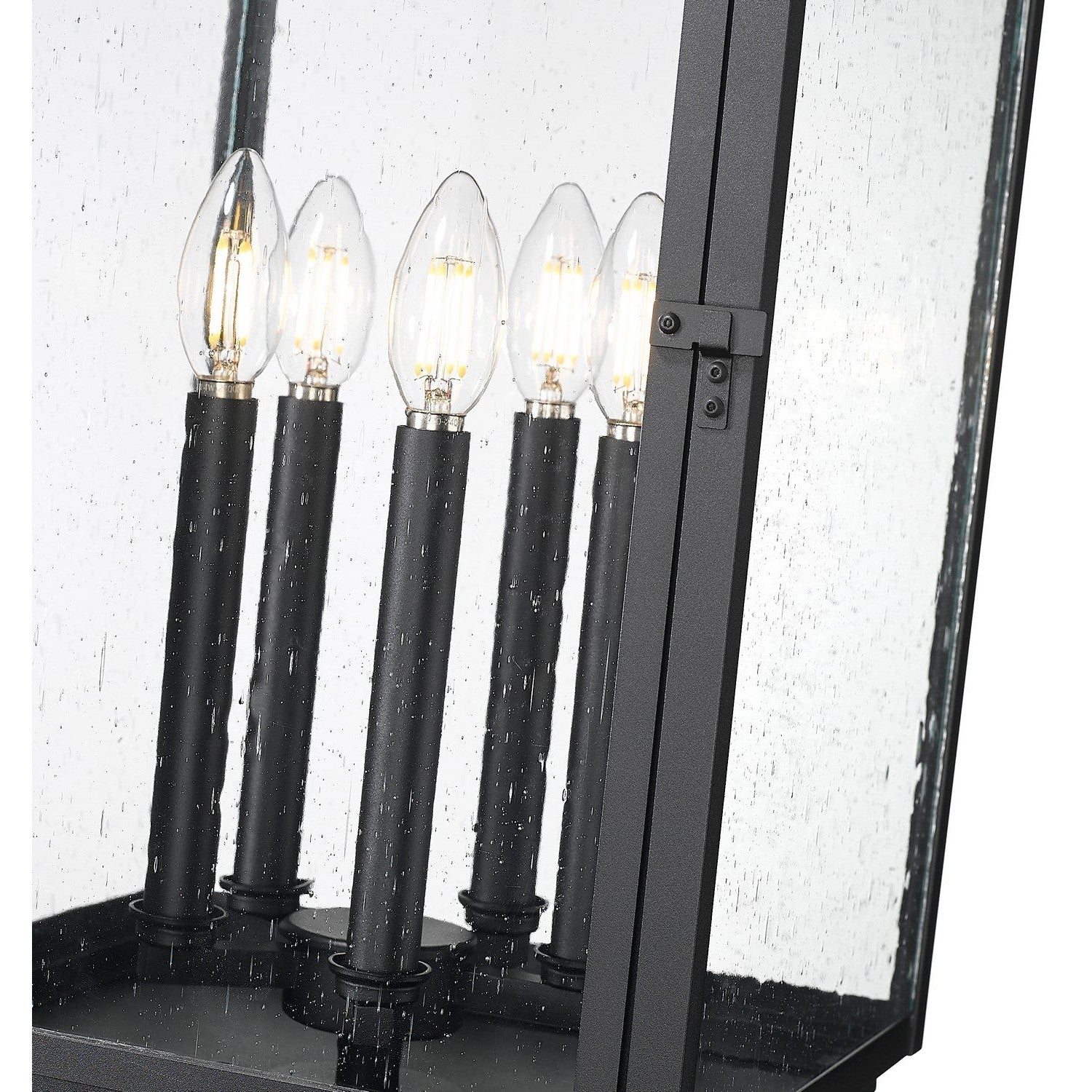 Z-Lite - 5019PHXLR-BK - Five Light Outdoor Post Mount - Hartwell - Sand Black