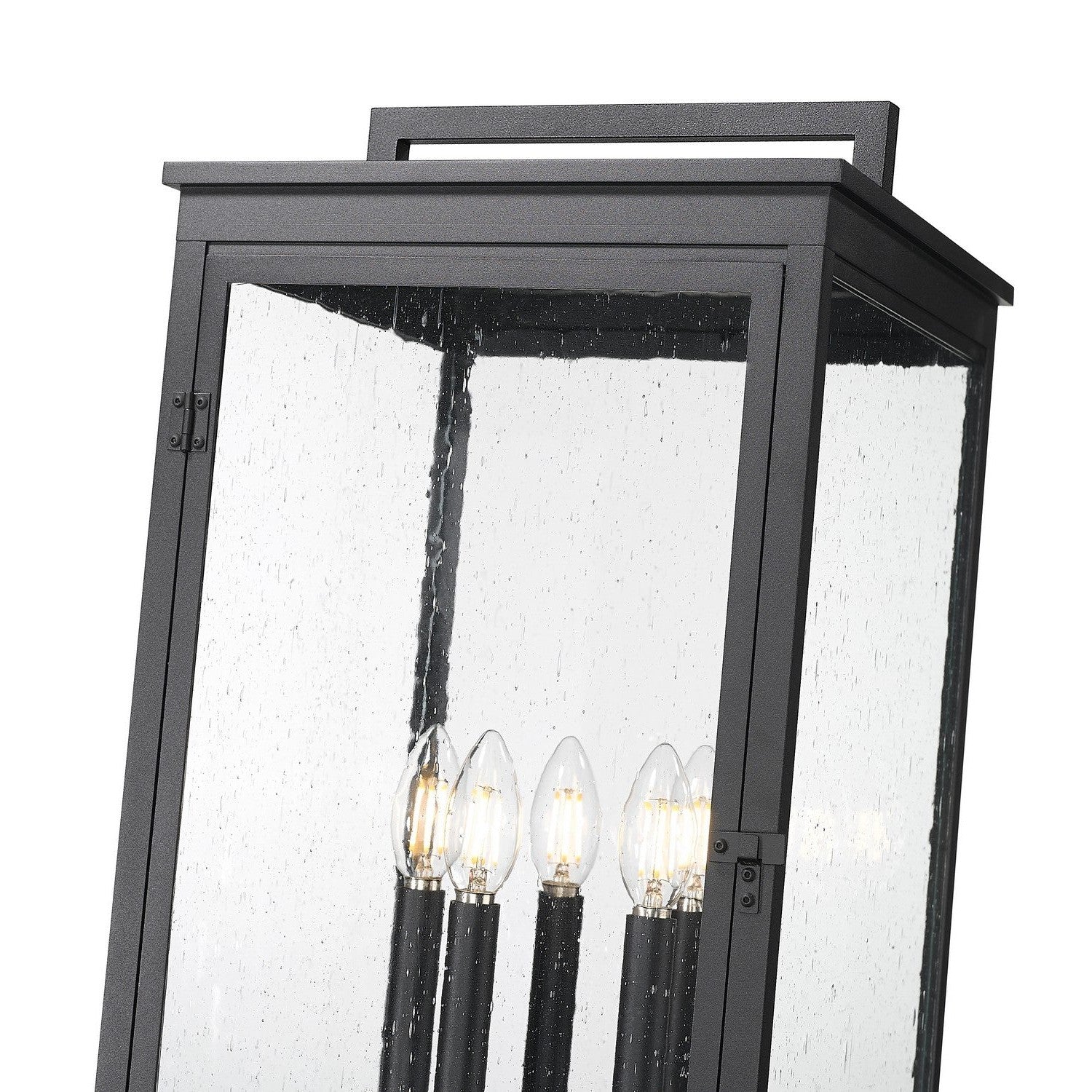 Z-Lite - 5019PHXLS-536P-BK - Five Light Outdoor Post Mount - Hartwell - Sand Black