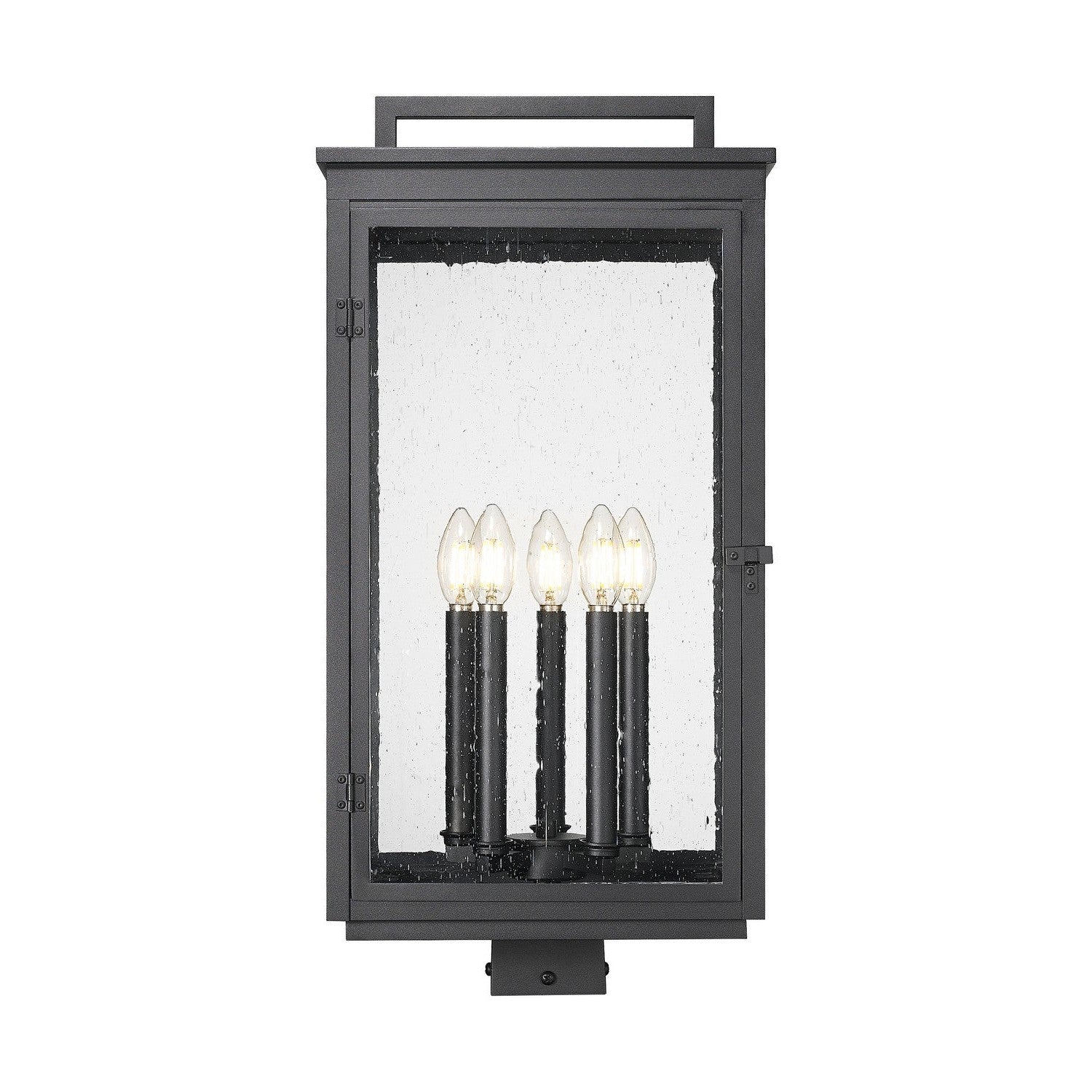 Z-Lite - 5019PHXLS-BK - Five Light Outdoor Post Mount - Hartwell - Sand Black