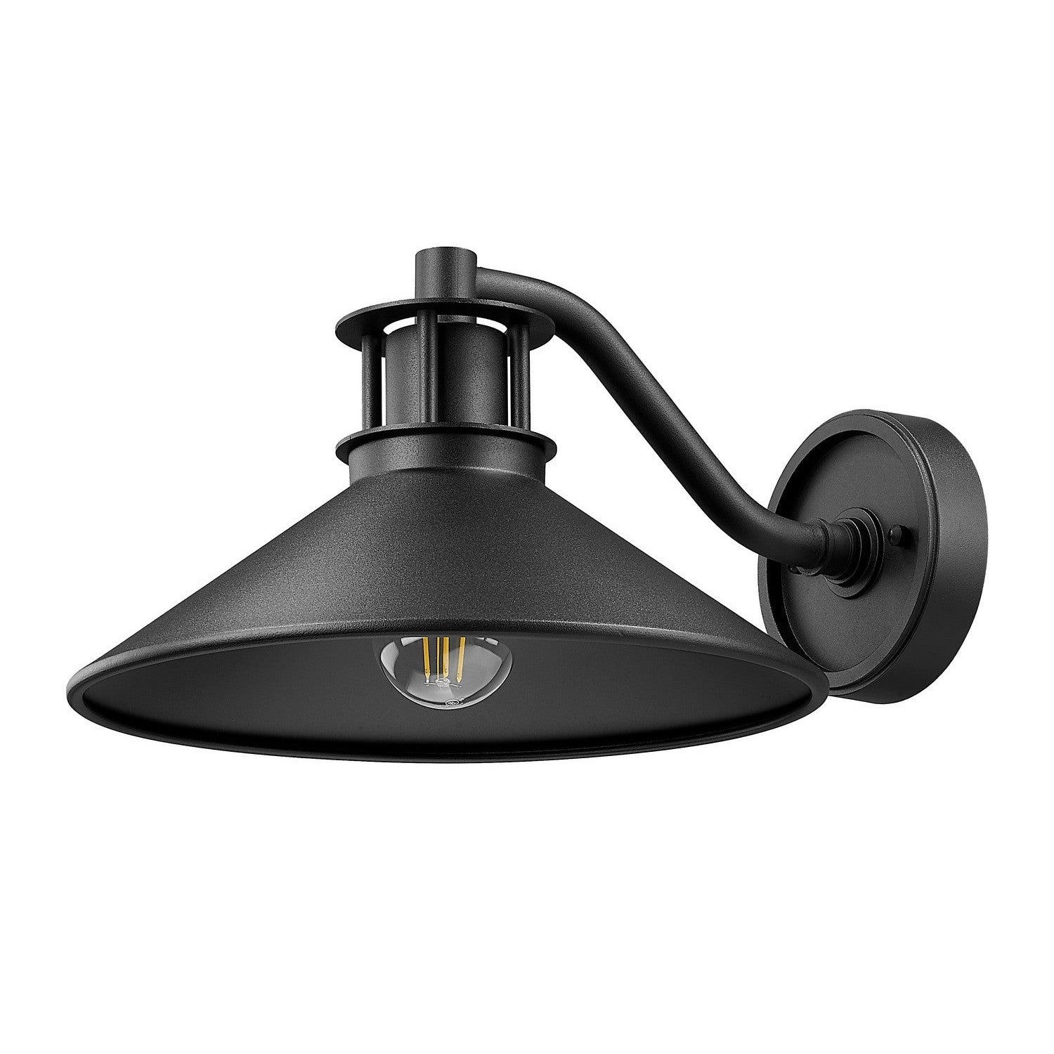 Z-Lite - 5022M-BK - One Light Outdoor Wall Mount - RLM - Sand Black