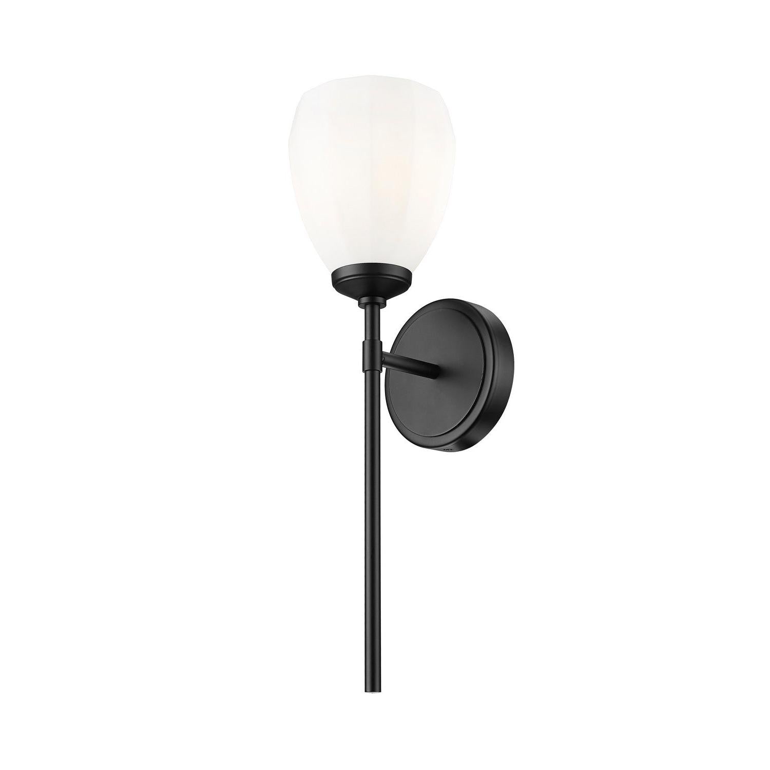 Z-Lite - 7004-1S-MB - One Light Wall Sconce - Oren - Matte Black