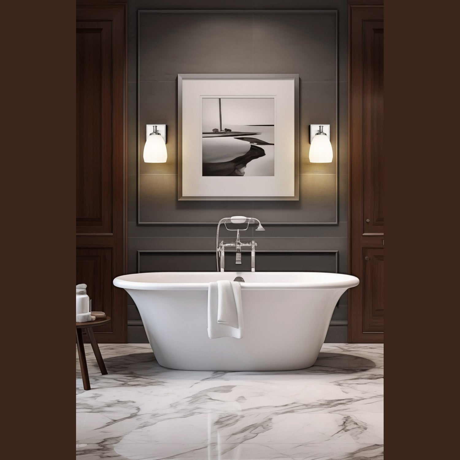 Z-Lite - 7004-1V-BN - One Light Vanity - Oren - Brushed Nickel