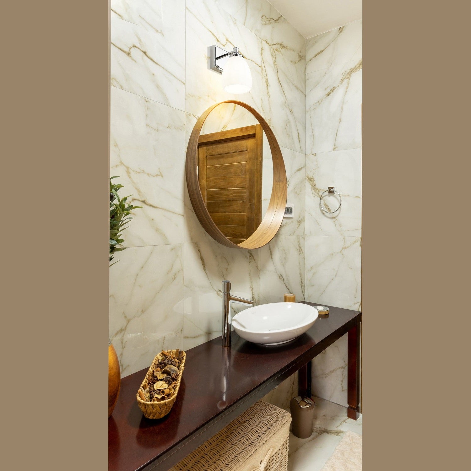 Z-Lite - 7004-1V-CH - One Light Vanity - Oren - Chrome