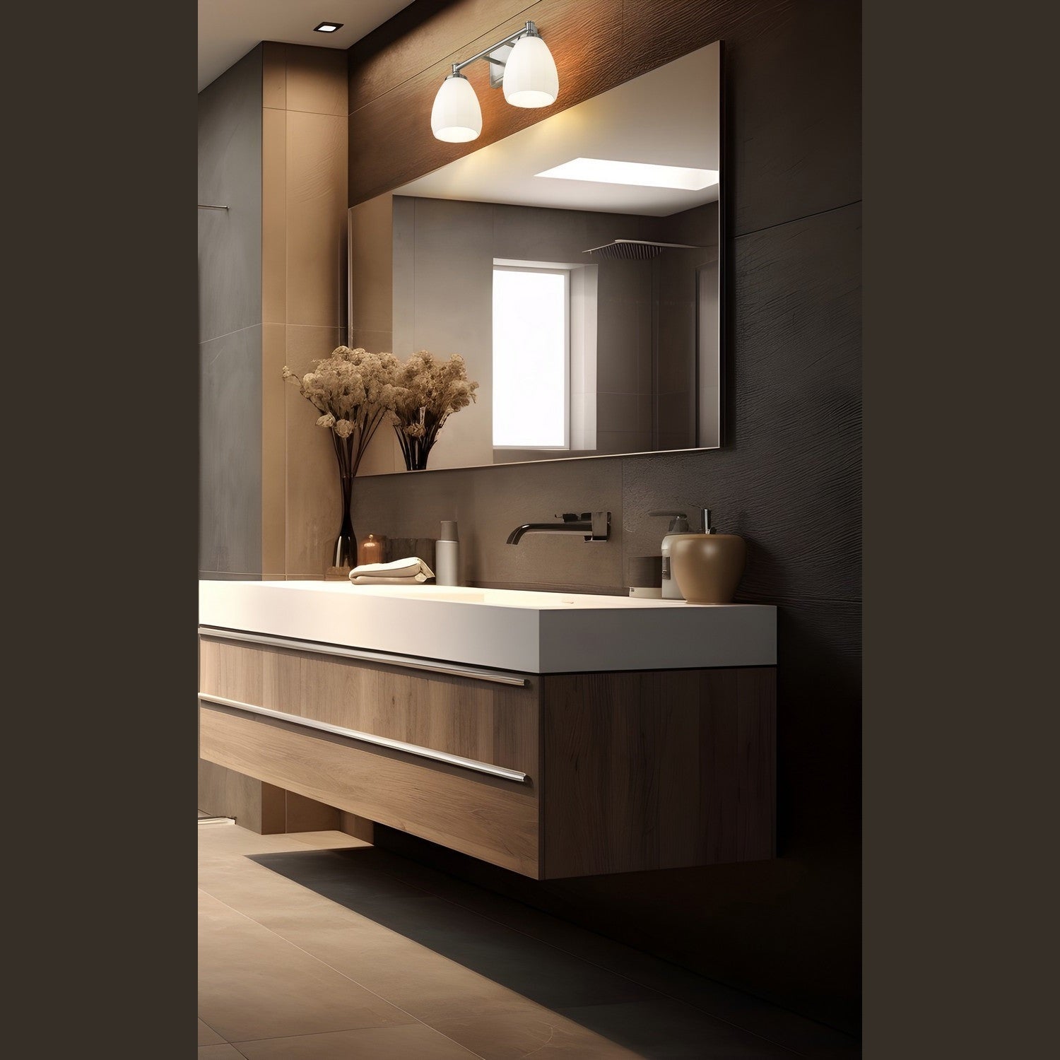 Z-Lite - 7004-2V-BN - Two Light Vanity - Oren - Brushed Nickel